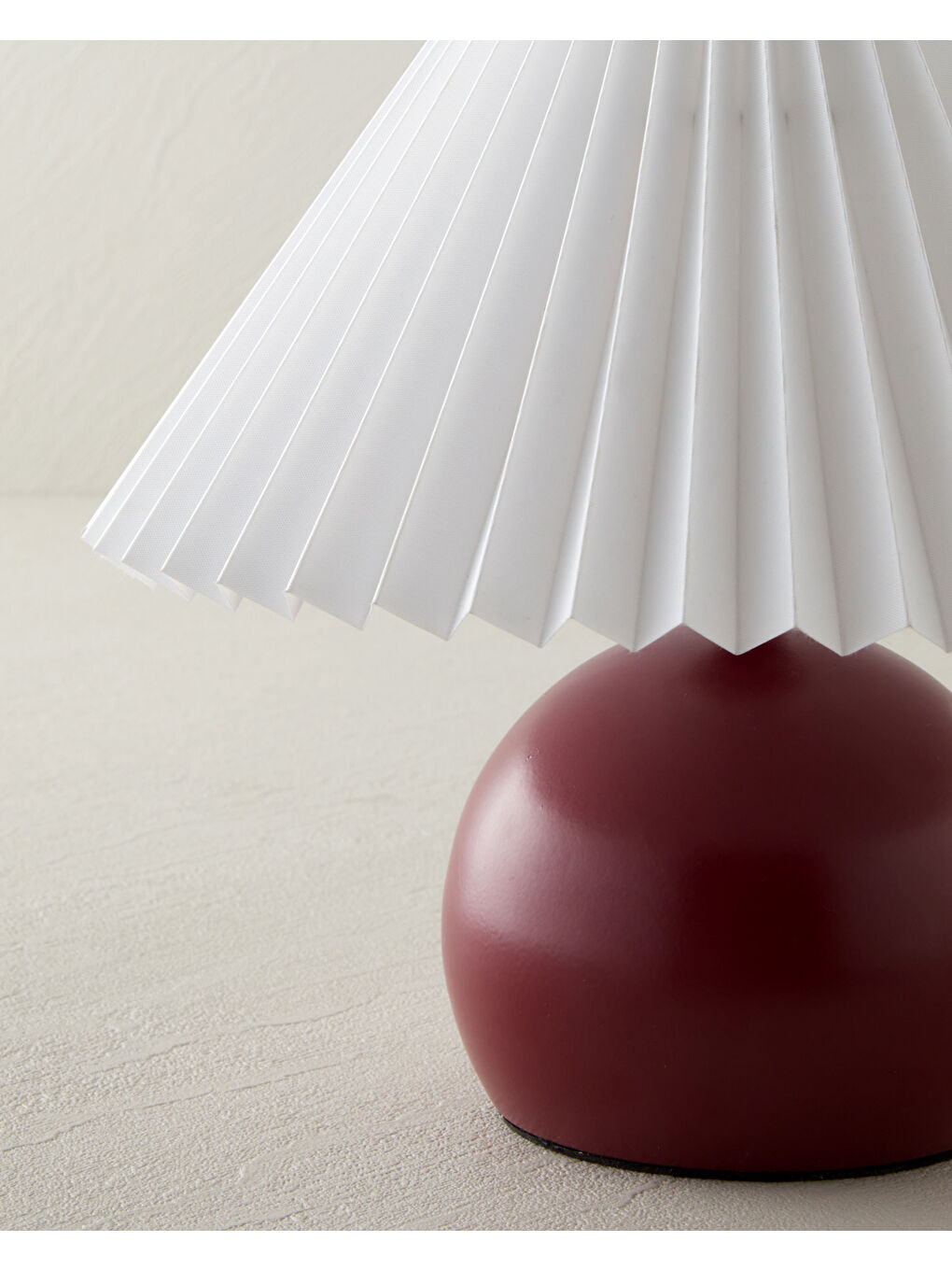 Kalida Metal Abajur 24 cm Bordo-2