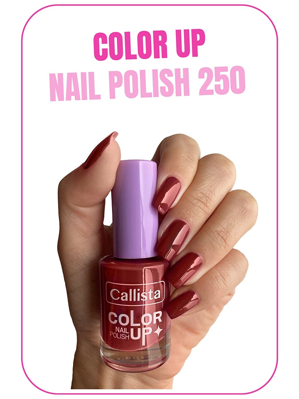 Callista Kırmızı Color Up Nail Polish Oje 250 Great Idea - Kırmızı