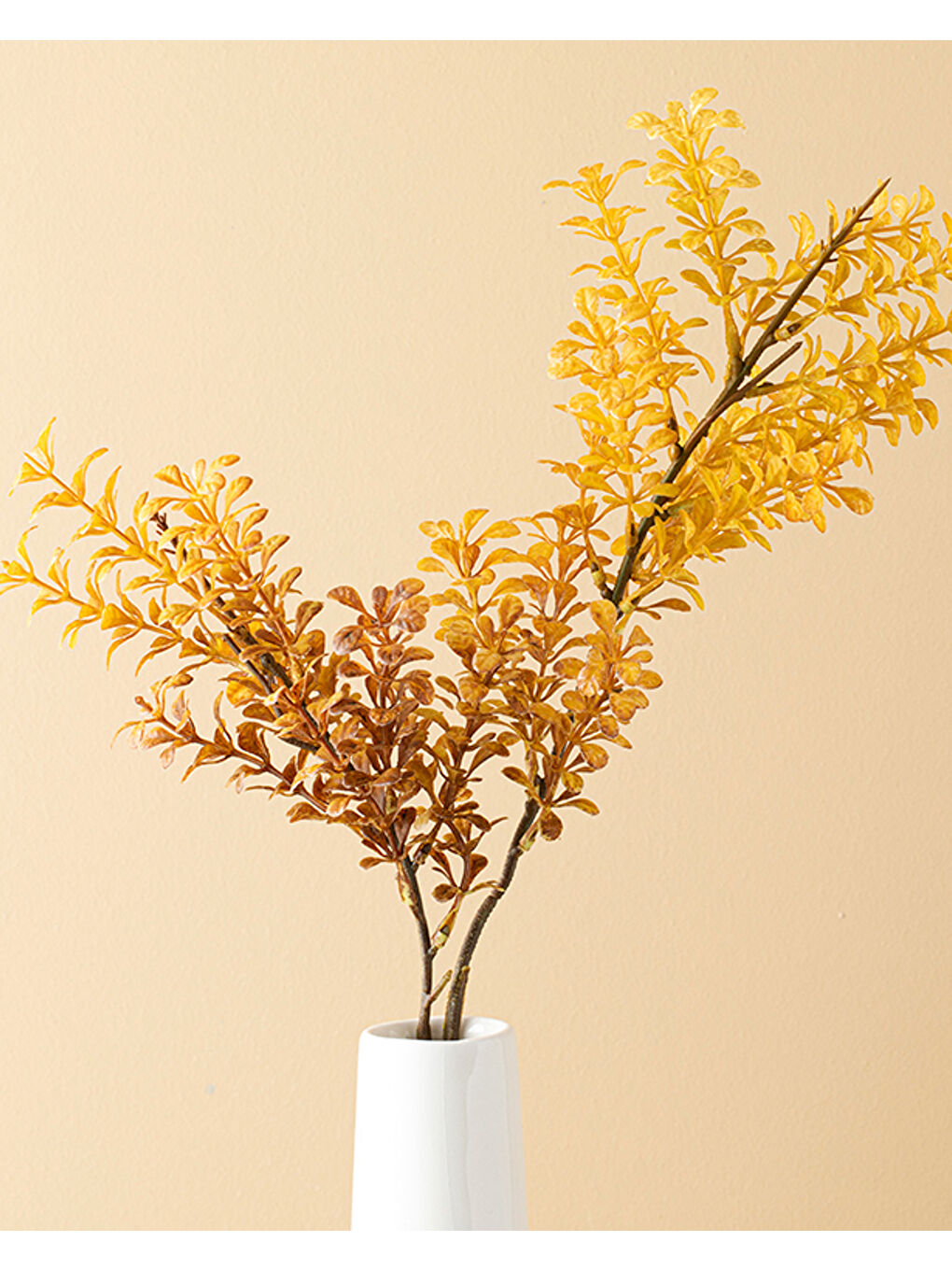 Grass Spray Tek Dal Yapay Çiçek Sarı