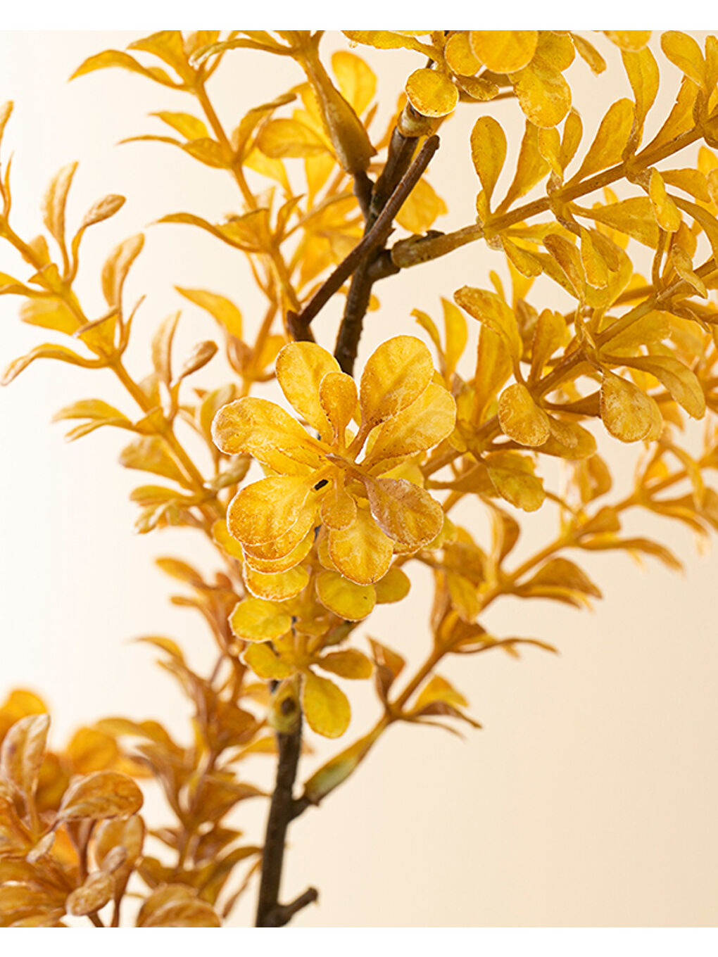 Grass Spray Tek Dal Yapay Çiçek Sarı-1