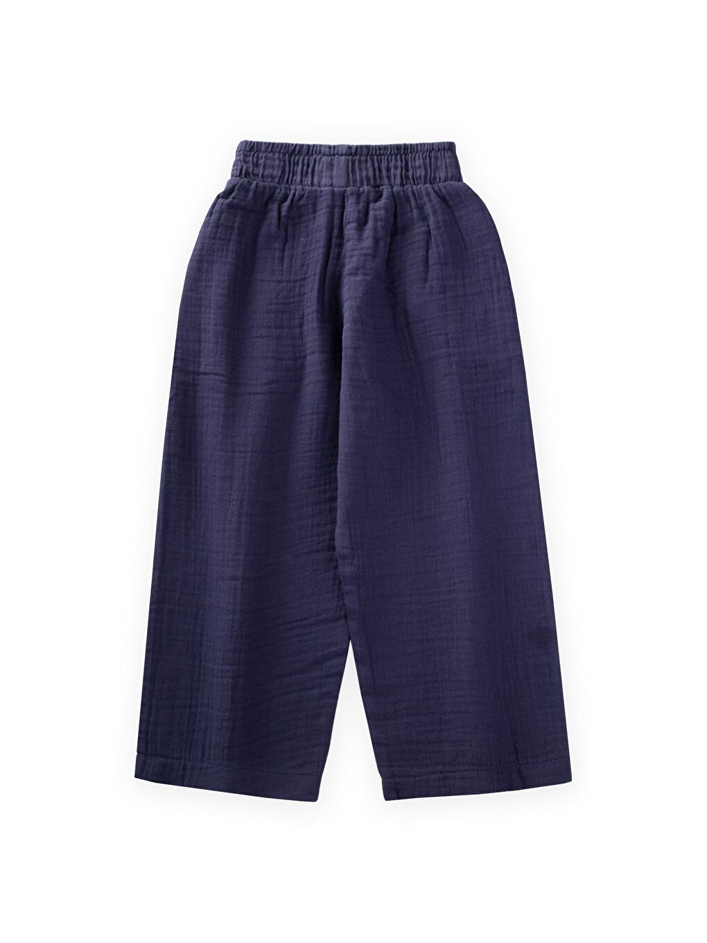 Lacivert Kız Çocuk Müslin Pantolon-1