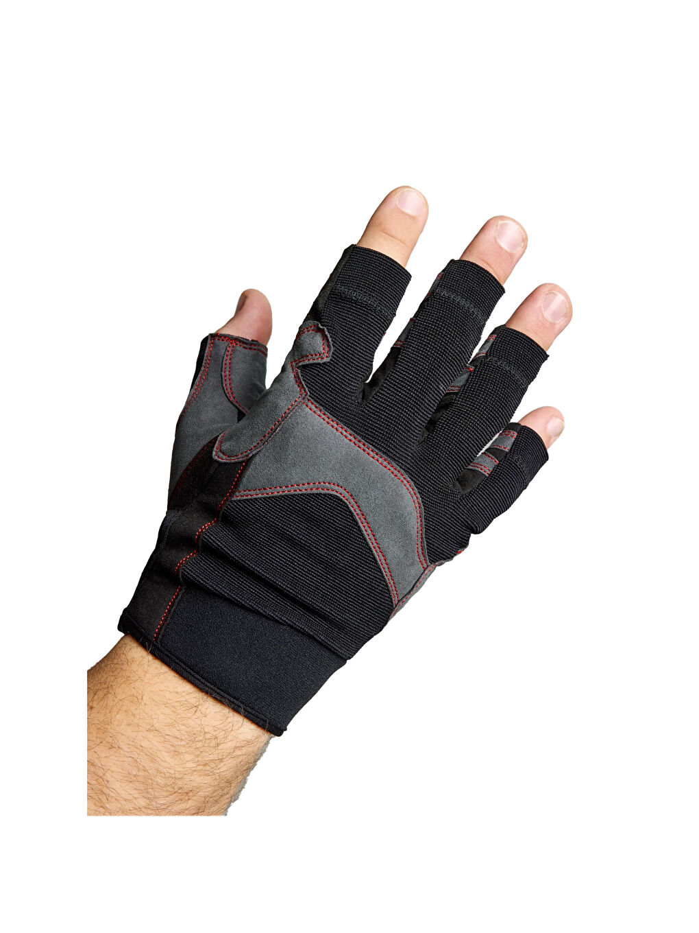 Pro Short Finger Glove Unisex Siyah Yelken Eldiveni