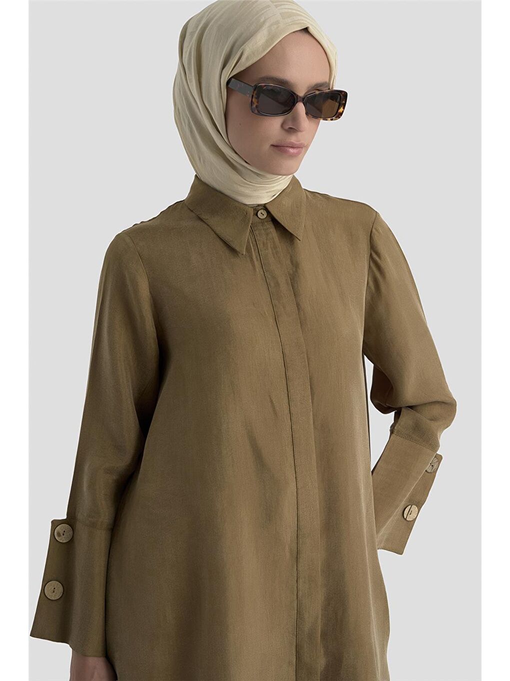 Tunik 25K4954 Yağ Yeşili-2