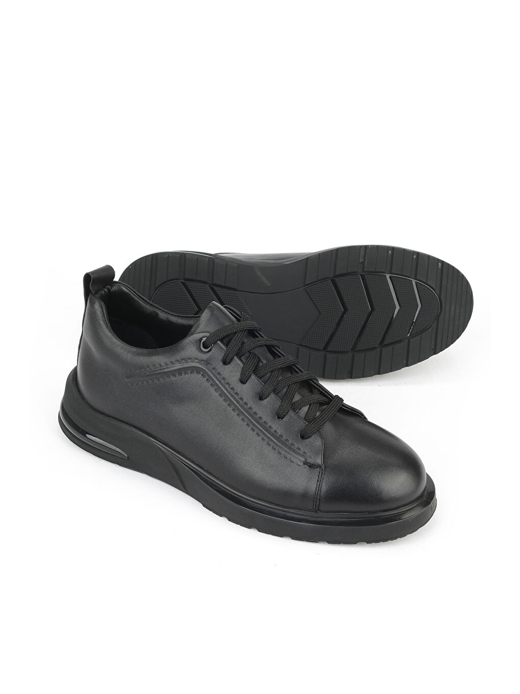 Erkek Hakiki Deri Ayakkabı 1531025Z2058 Siyah-3