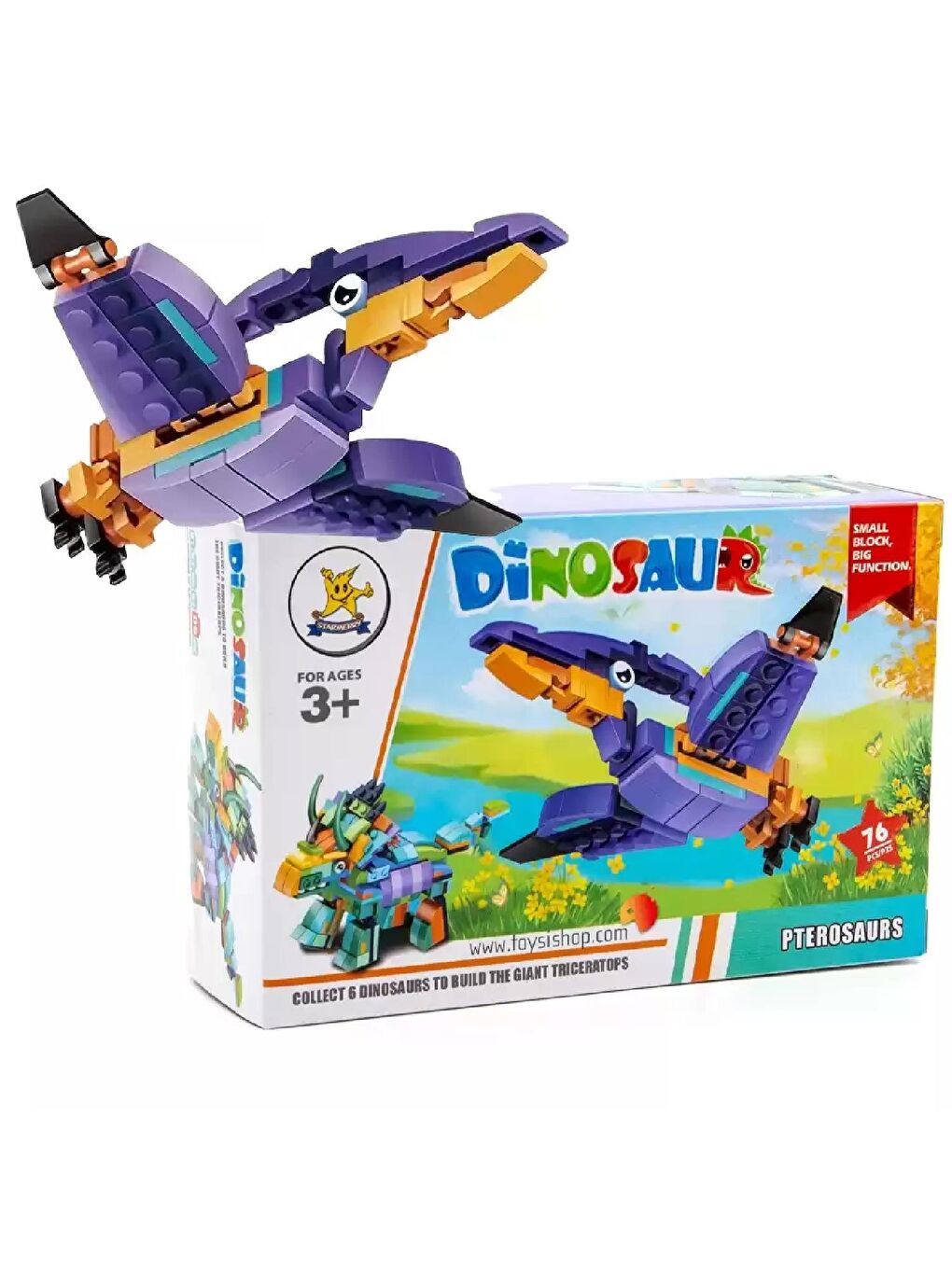Bricks Lego Dinozor 05 Pterosaurus 76 Parça (SM2550-5) GKO-2