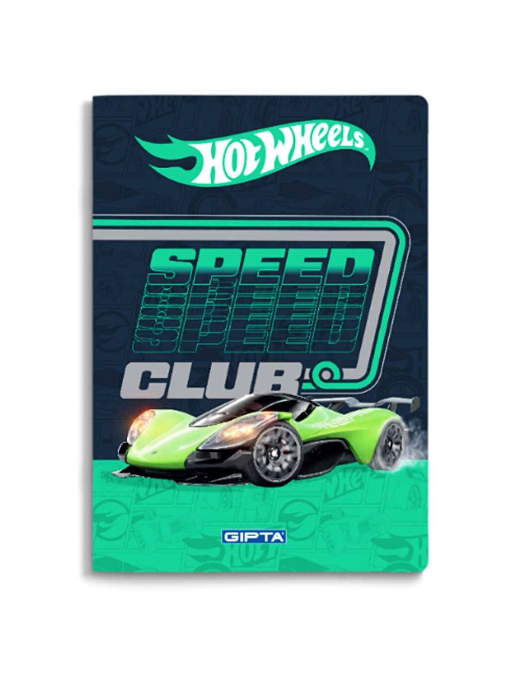 Hot Wheels Karton Kapak Dikişli Not Defteri A6 48 Yaprak Çizgili (5443)-1