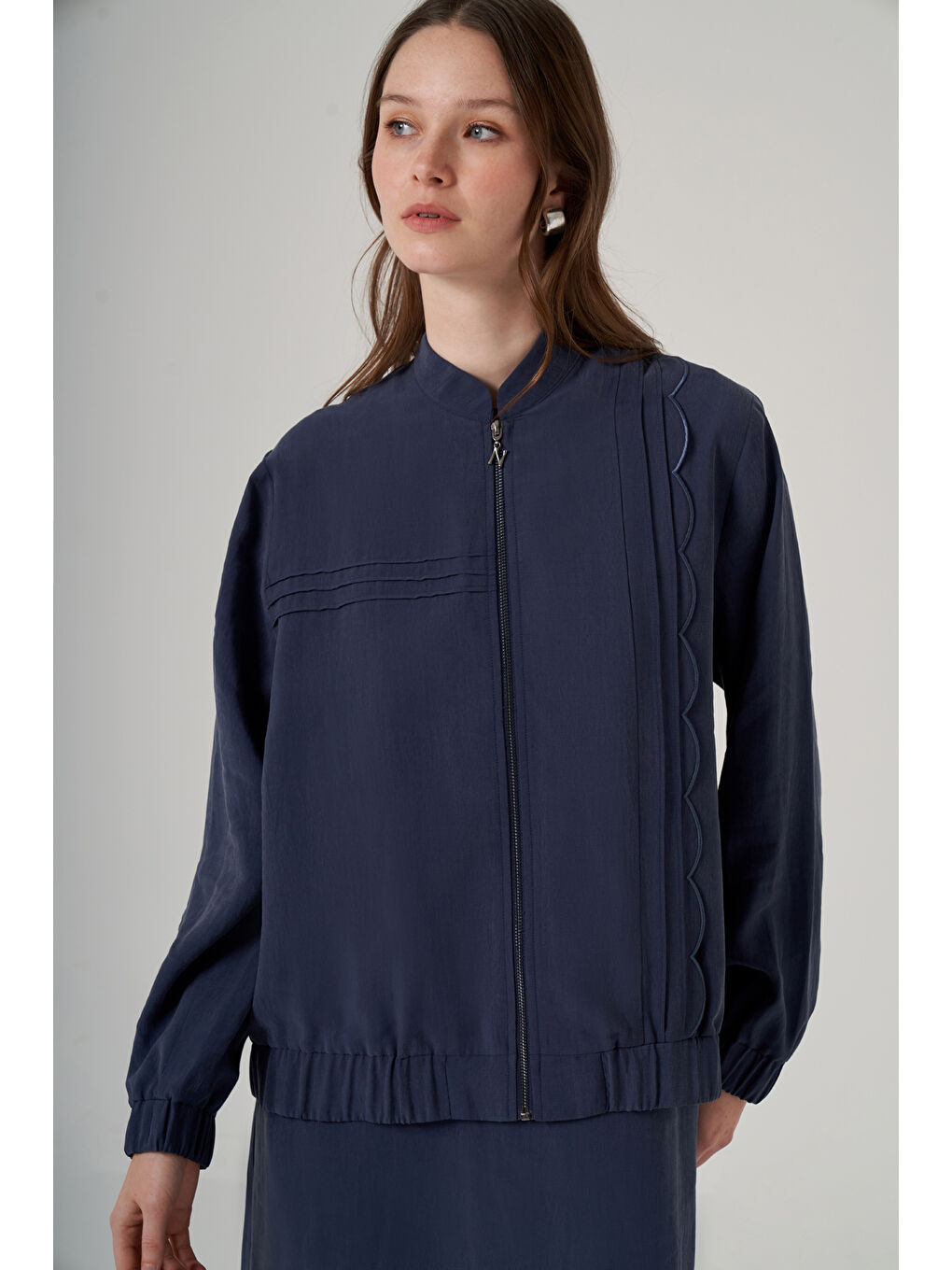 İç Elbise Ceket İkili Takım 1047 İndigo-1