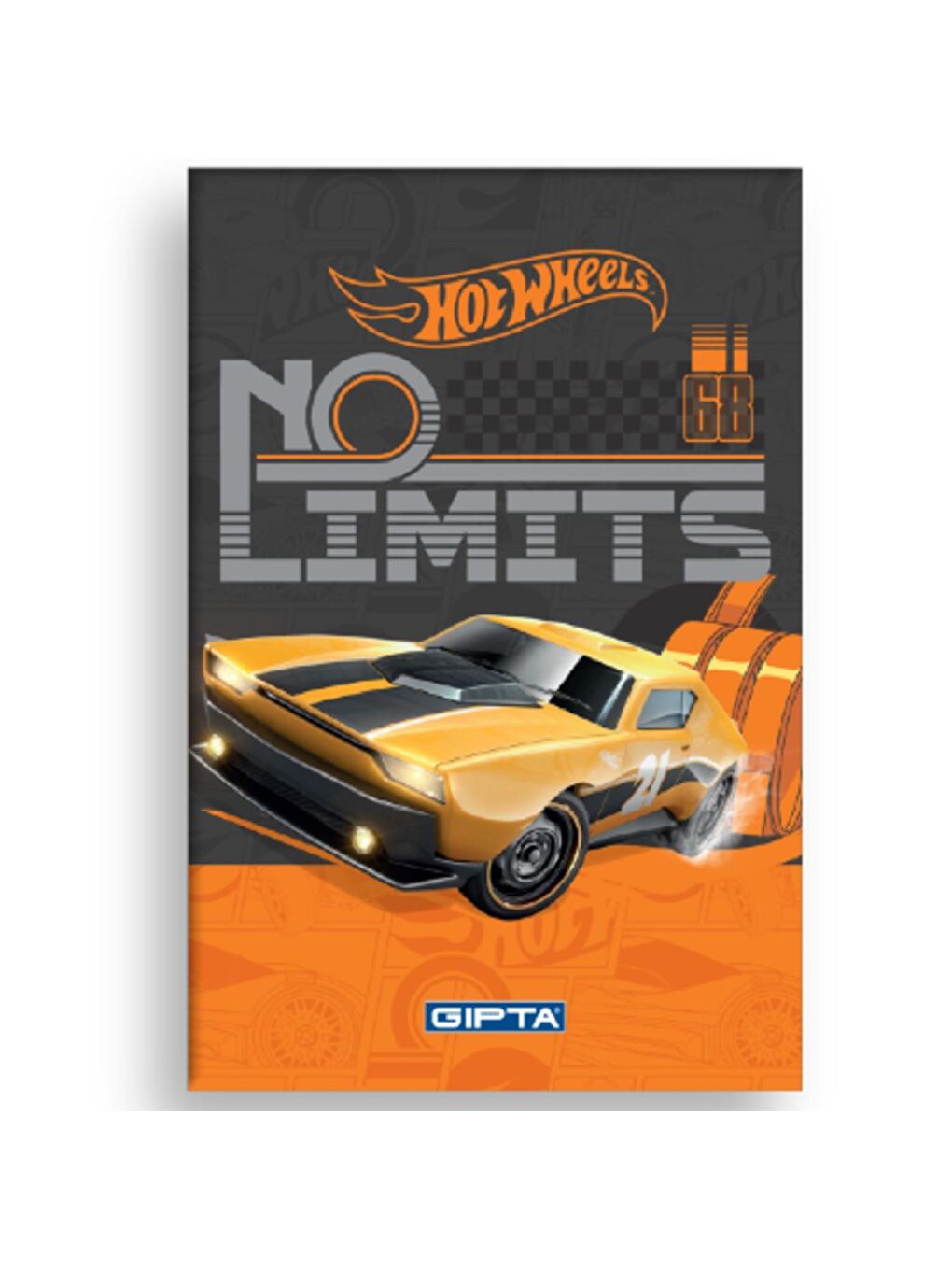 Hot Wheels Karton Kapak Dikişli Not Defteri A6 48 Yaprak Çizgili (5443)-4