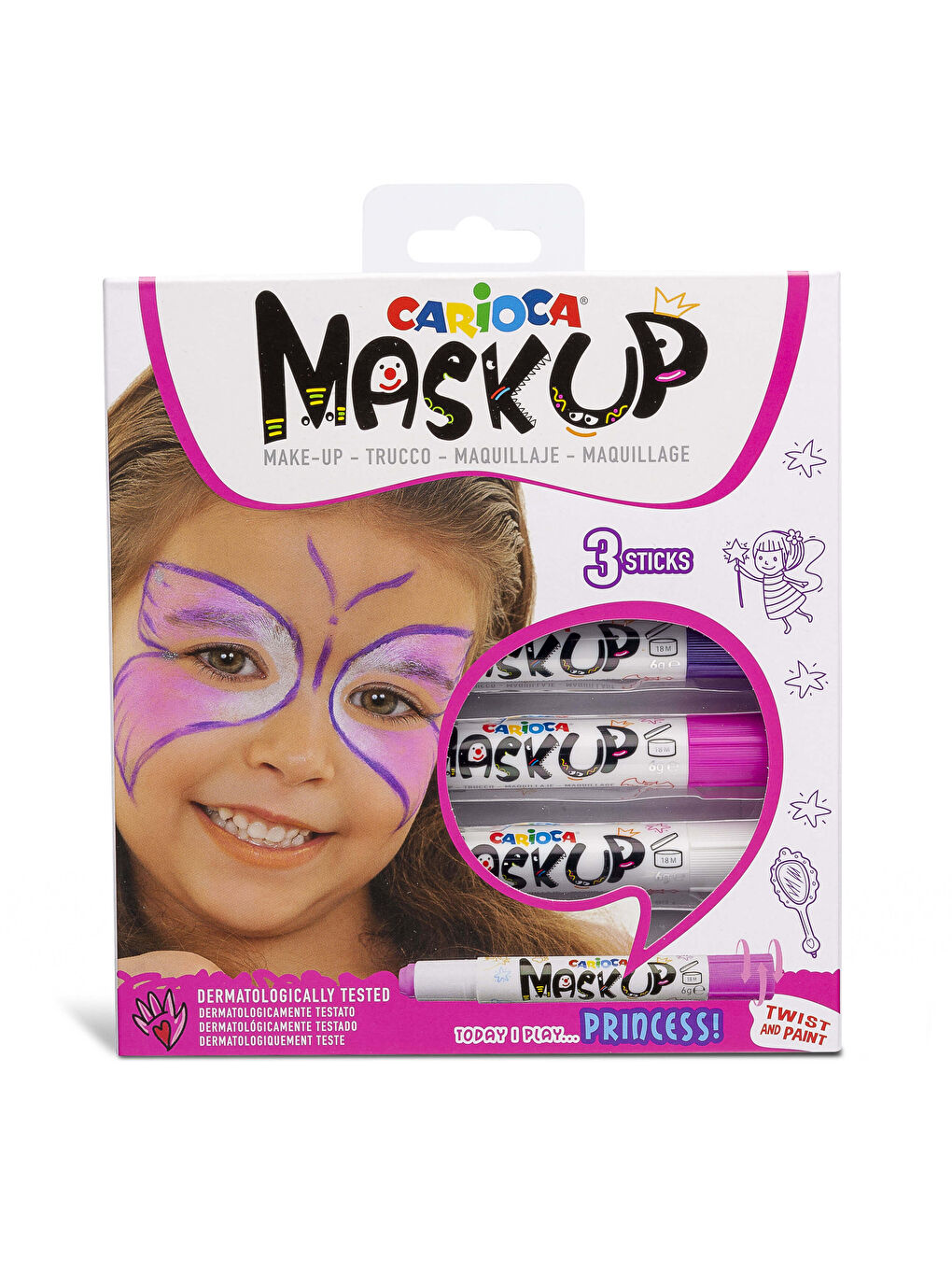Mask Up Yüz Boyası – Prenses (3 Renk)-1