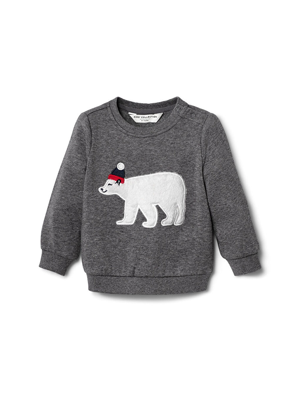 Gri Bebek/Çocuk Sweat Kazak-2