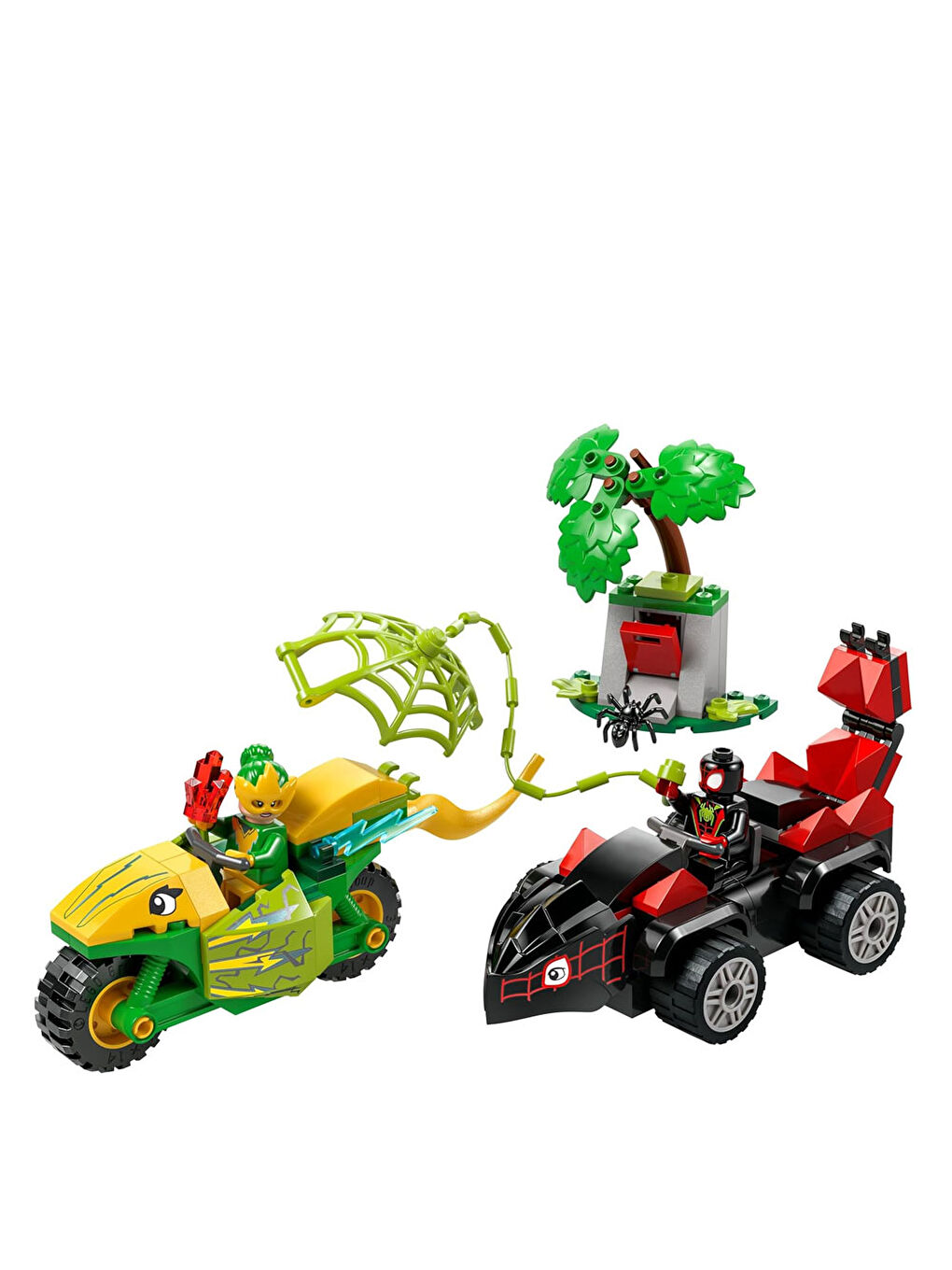 Marvel Spidey Spin ve Electro Dinozor Aracı Takibi 11198-4