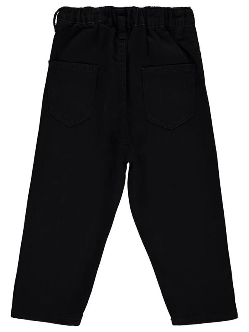 Siyah Erkek Çocuk Balon Fit %100 Pamuk Denim Jean Pantolon 3-14 YAŞ-1