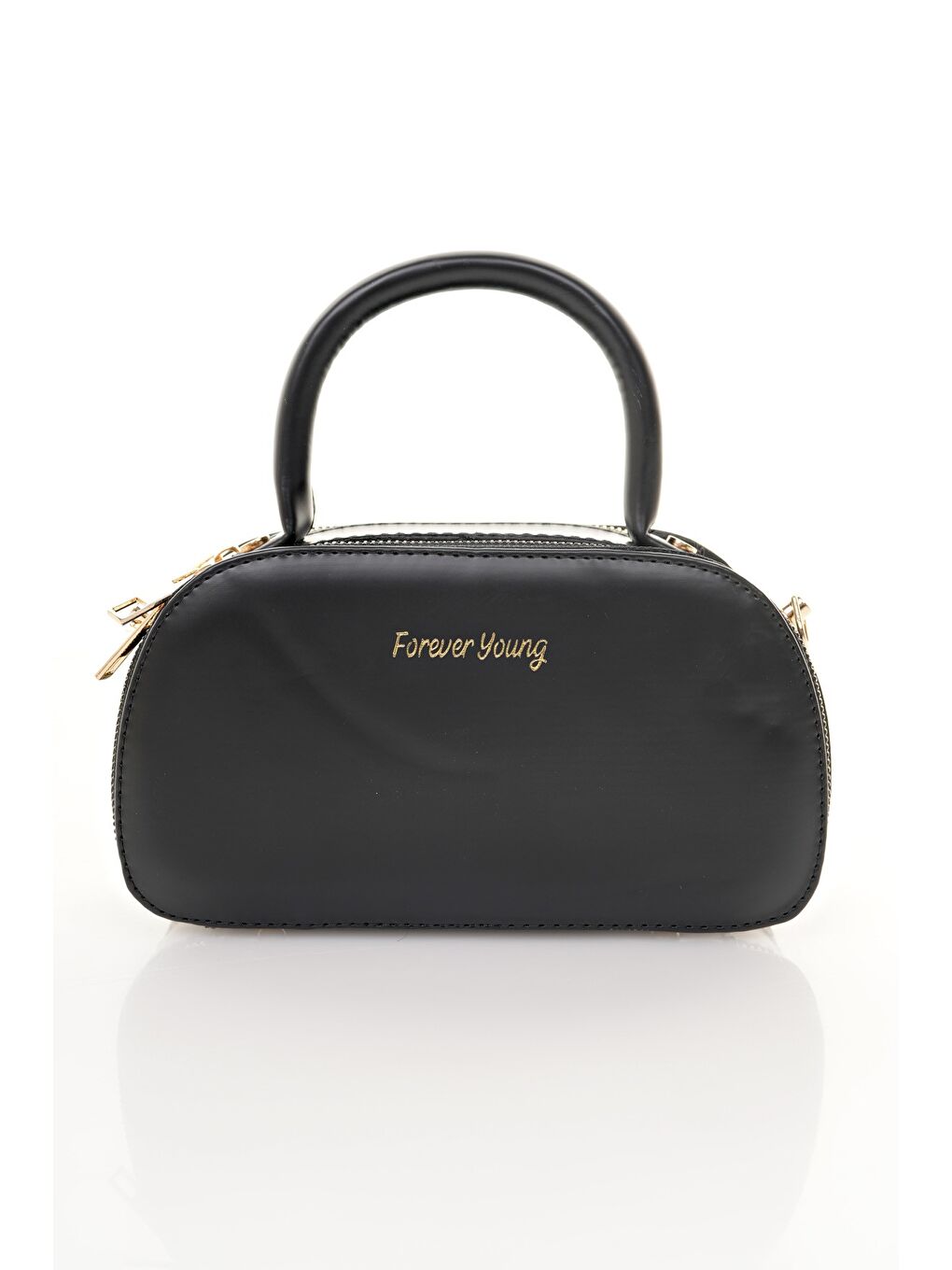 Siyah ARNELA Kadın Çift Bölmeli El ve Omuz Çantası