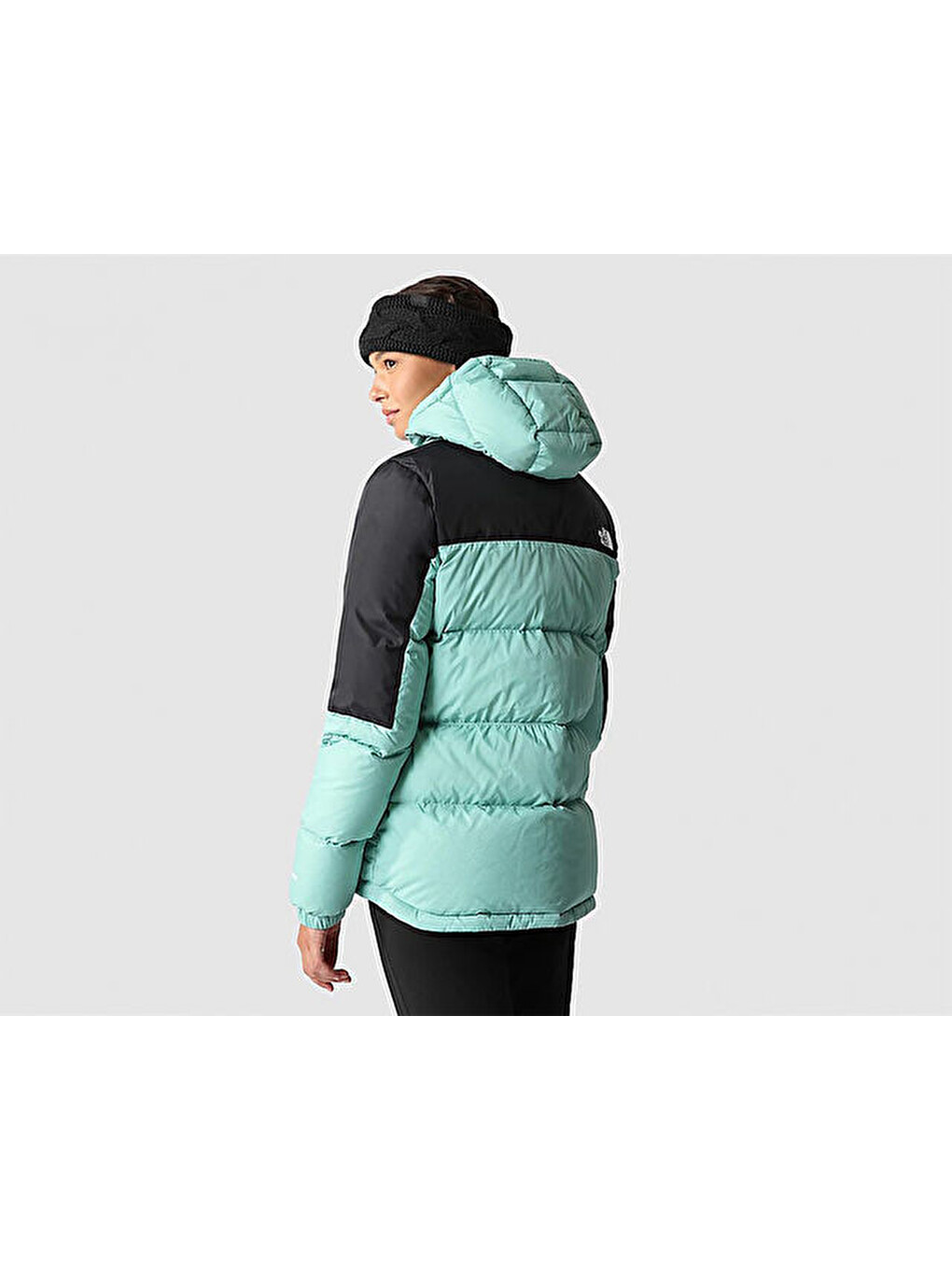 W Diablo Down Hoodie Kadın Outdoor Montu Nf0a55h48641 Yeşil-3