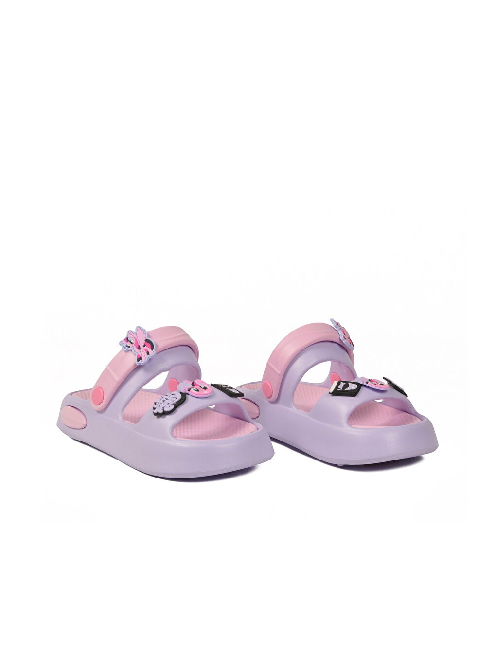 Lila Hafif Esnek Eva Taban Kız Çocuk Terlik 4505 F-P-3