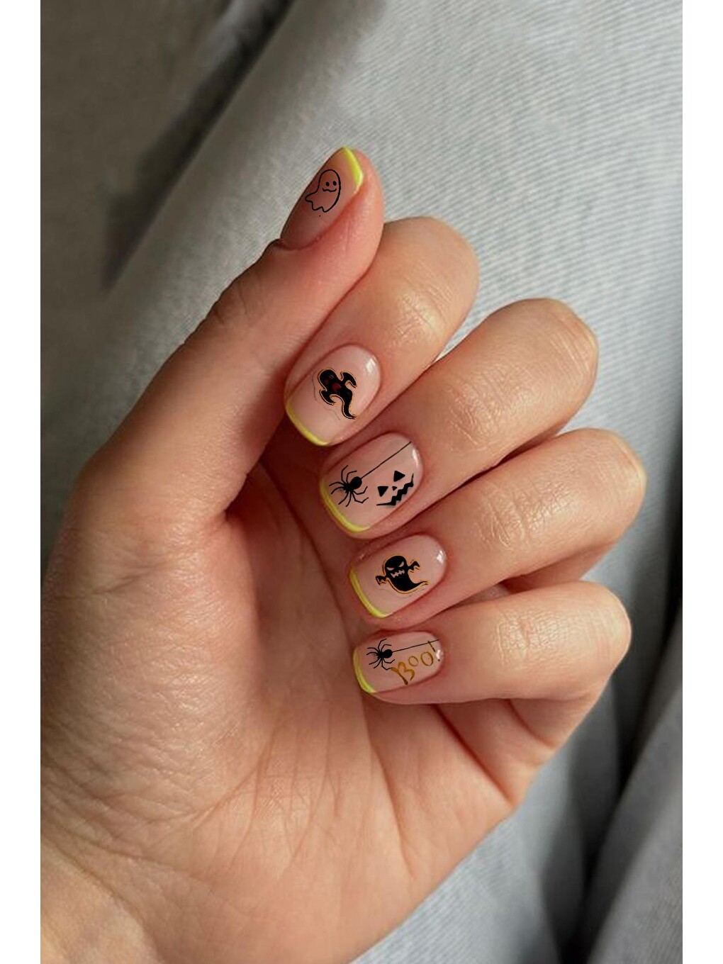 Dokulu Tırnak Sticker Nail Art Süsü