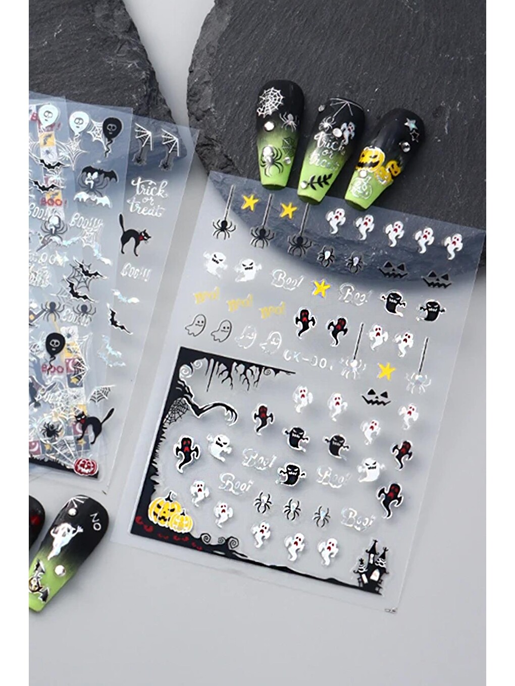Dokulu Tırnak Sticker Nail Art Süsü-2