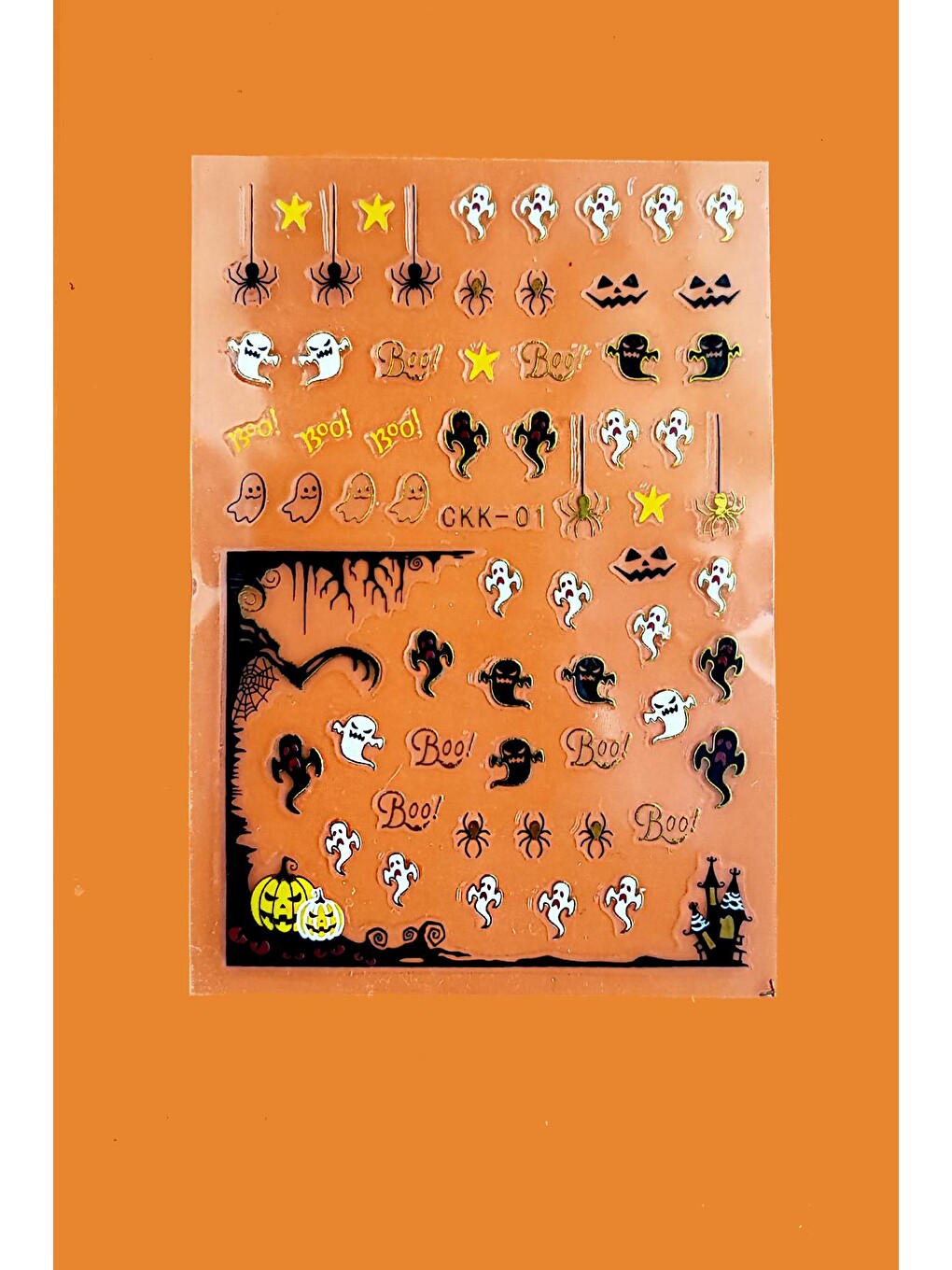 Dokulu Tırnak Sticker Nail Art Süsü-3
