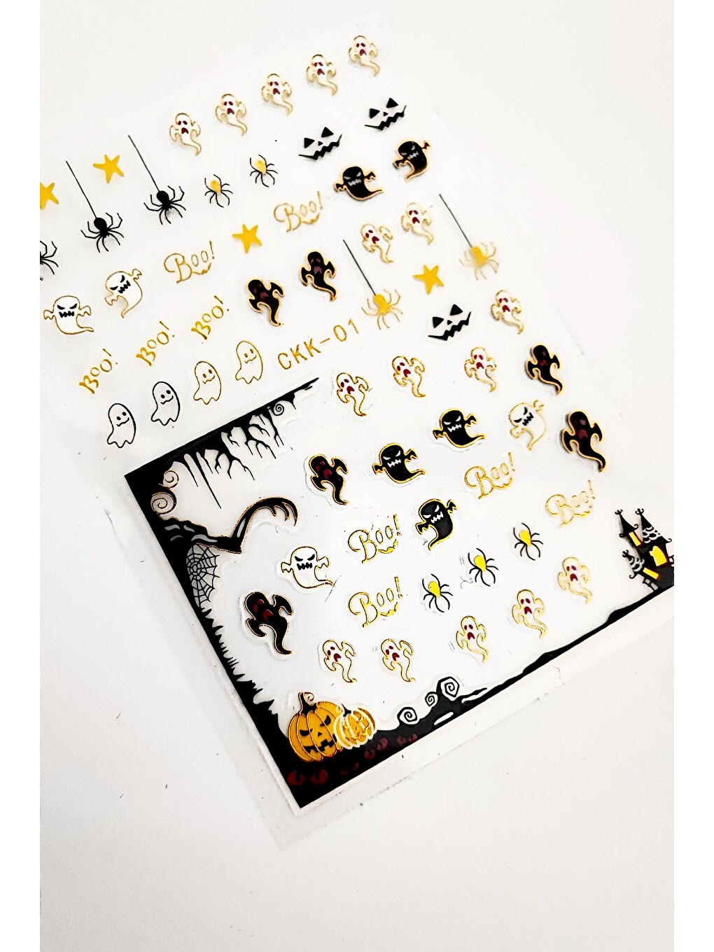 Dokulu Tırnak Sticker Nail Art Süsü-4