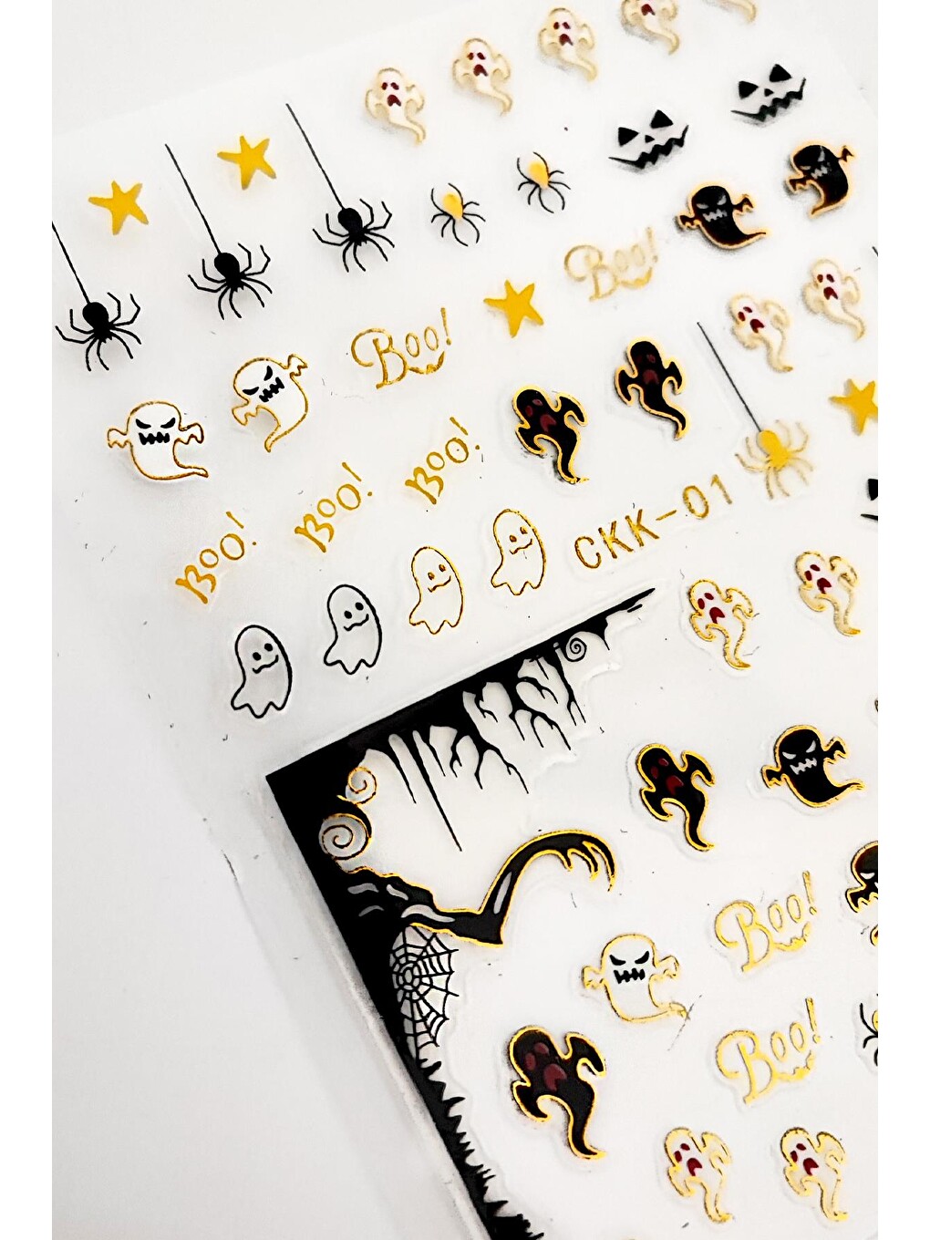 Dokulu Tırnak Sticker Nail Art Süsü-5