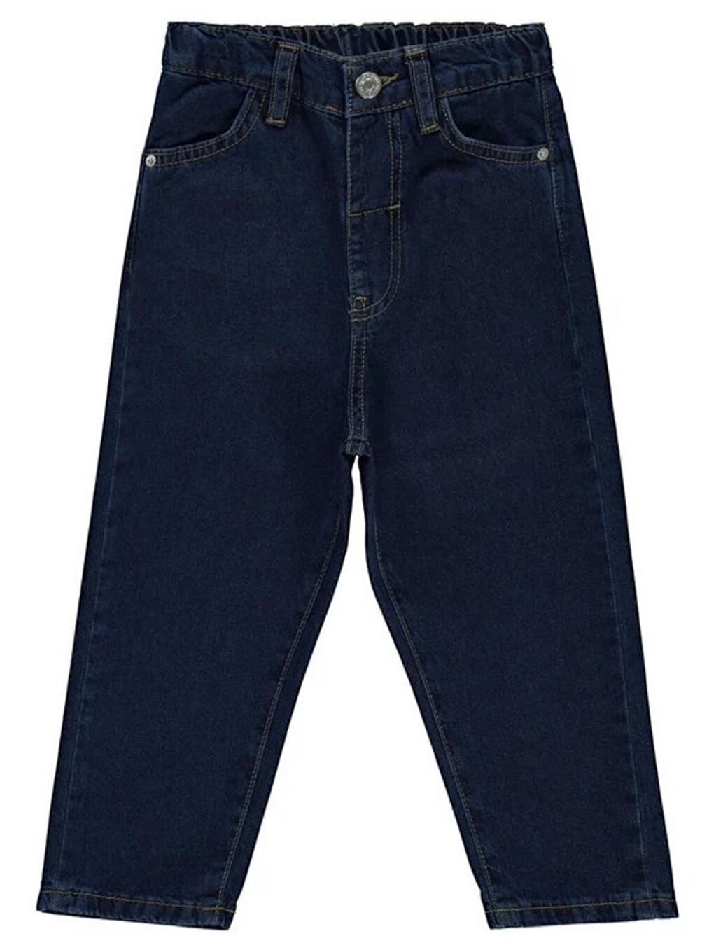 Mavi Erkek Çocuk Balon Fit %100 Pamuk Denim Jean Pantolon 2-14 Yaş