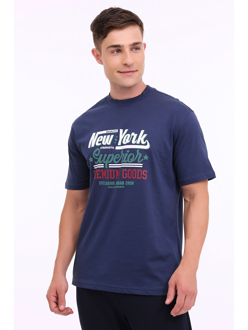 ML MIKE 11CTY107 4PR Lacivert Erkek Kısa Kol Tişört