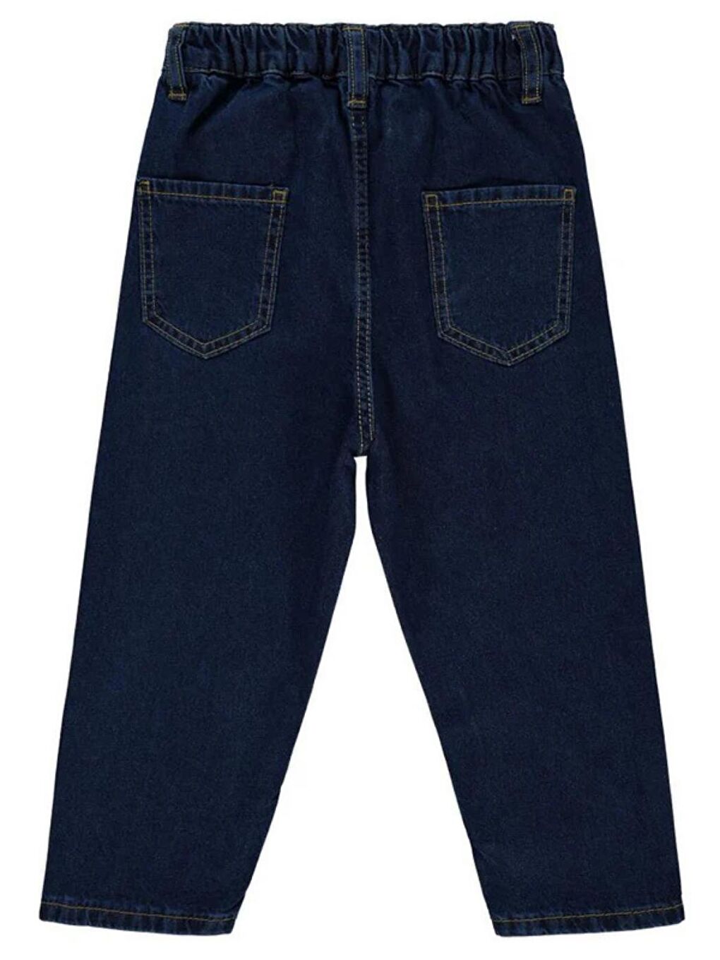 Mavi Erkek Çocuk Balon Fit %100 Pamuk Denim Jean Pantolon 2-14 Yaş-1