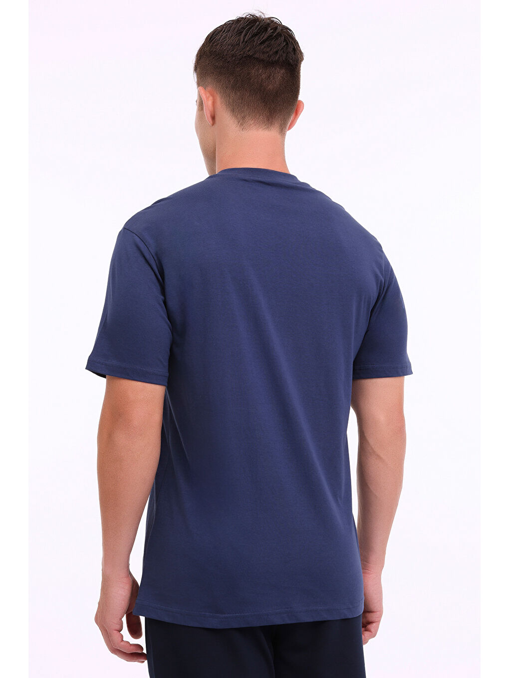 ML MIKE 11CTY107 4PR Lacivert Erkek Kısa Kol Tişört-1