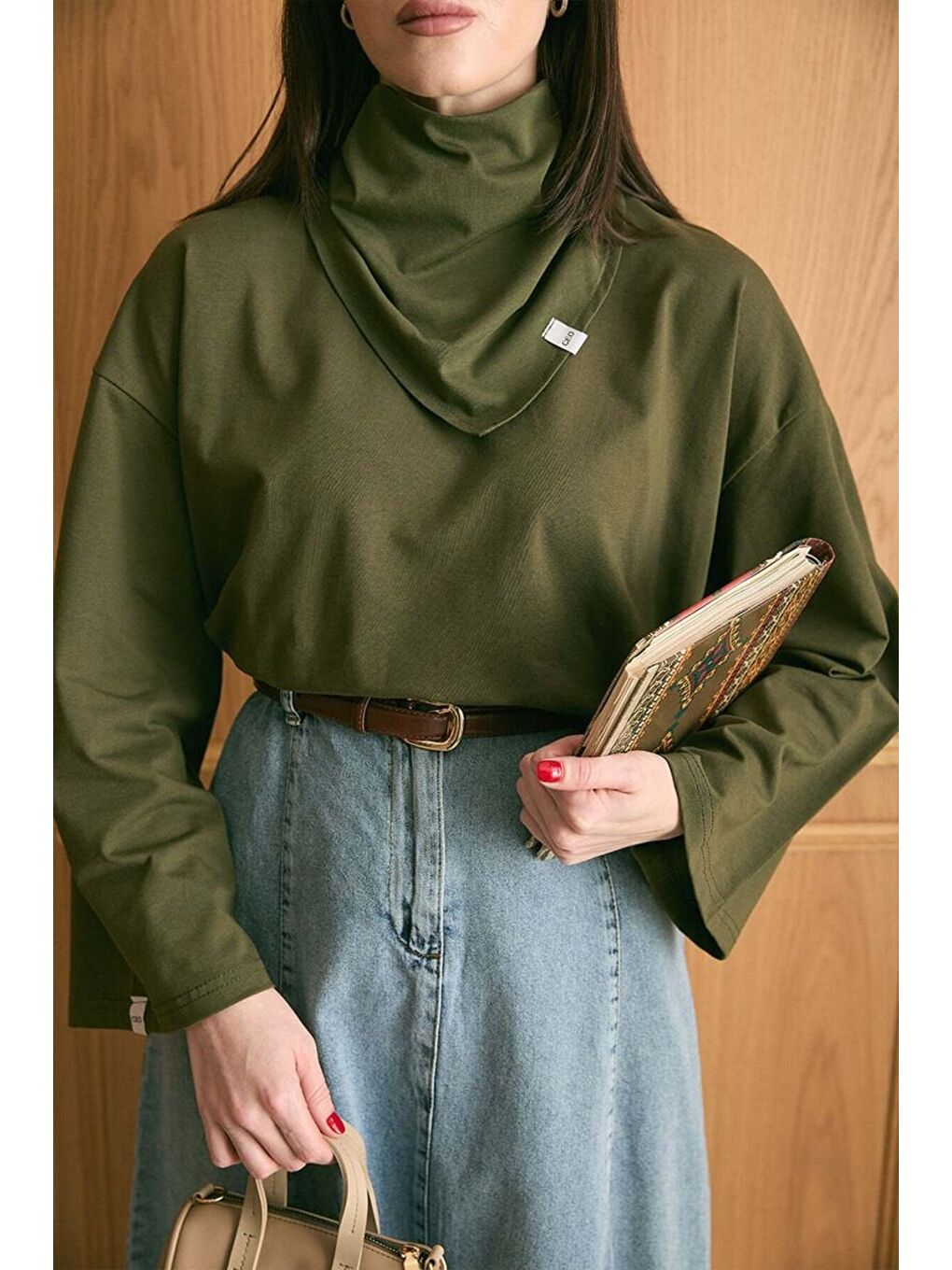 Haki Fularlı Body-2