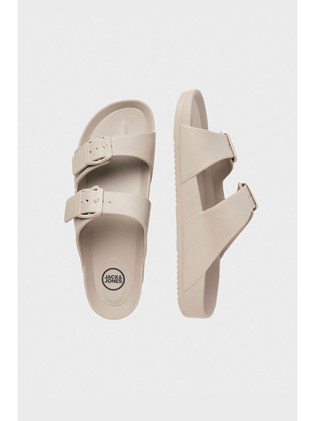 Bej Additionals Jfwcroxton Logolu Çift Bantlı Terlik 12204004-2