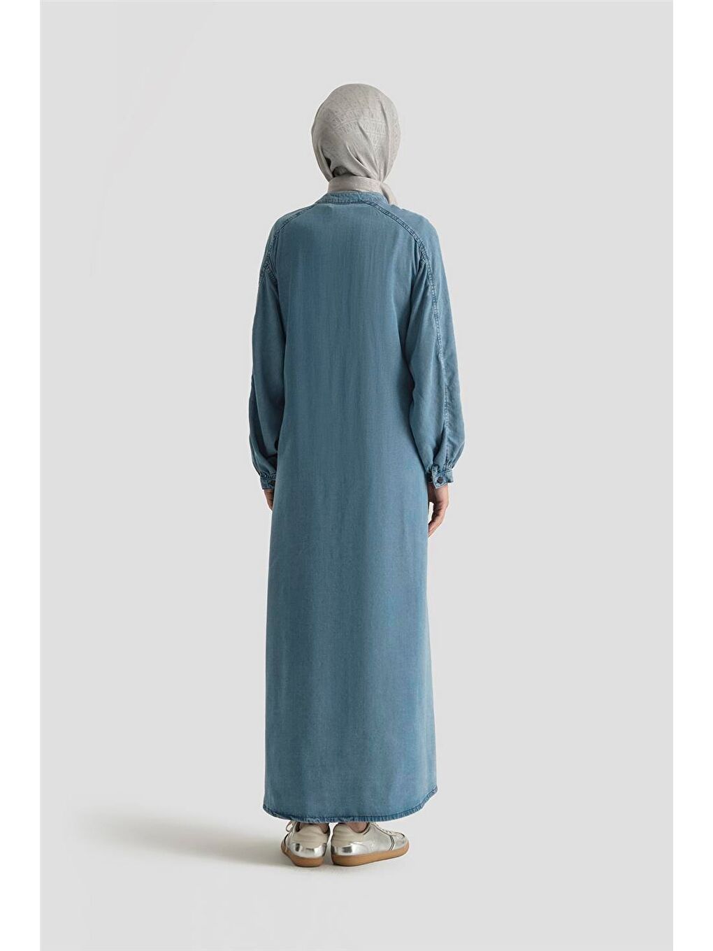 Mavi Oversize Lyocell Elbise 25Yd9142 İndigo-4