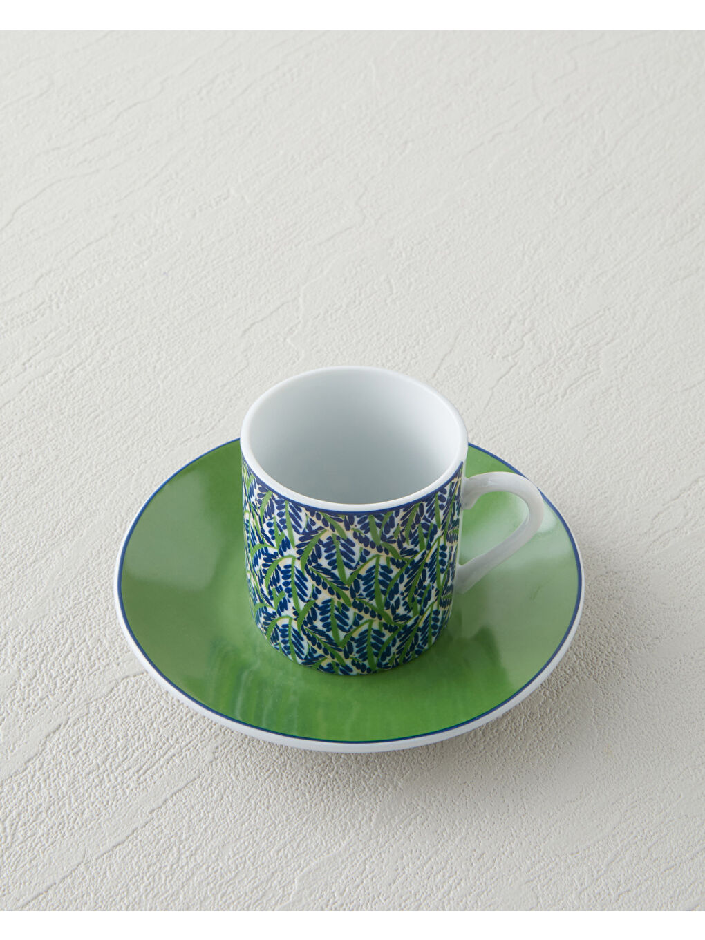 Mira Porselen 4 Parça 2 Kişilik Kahve Fincan Takımı 80 ml Yeşil-2