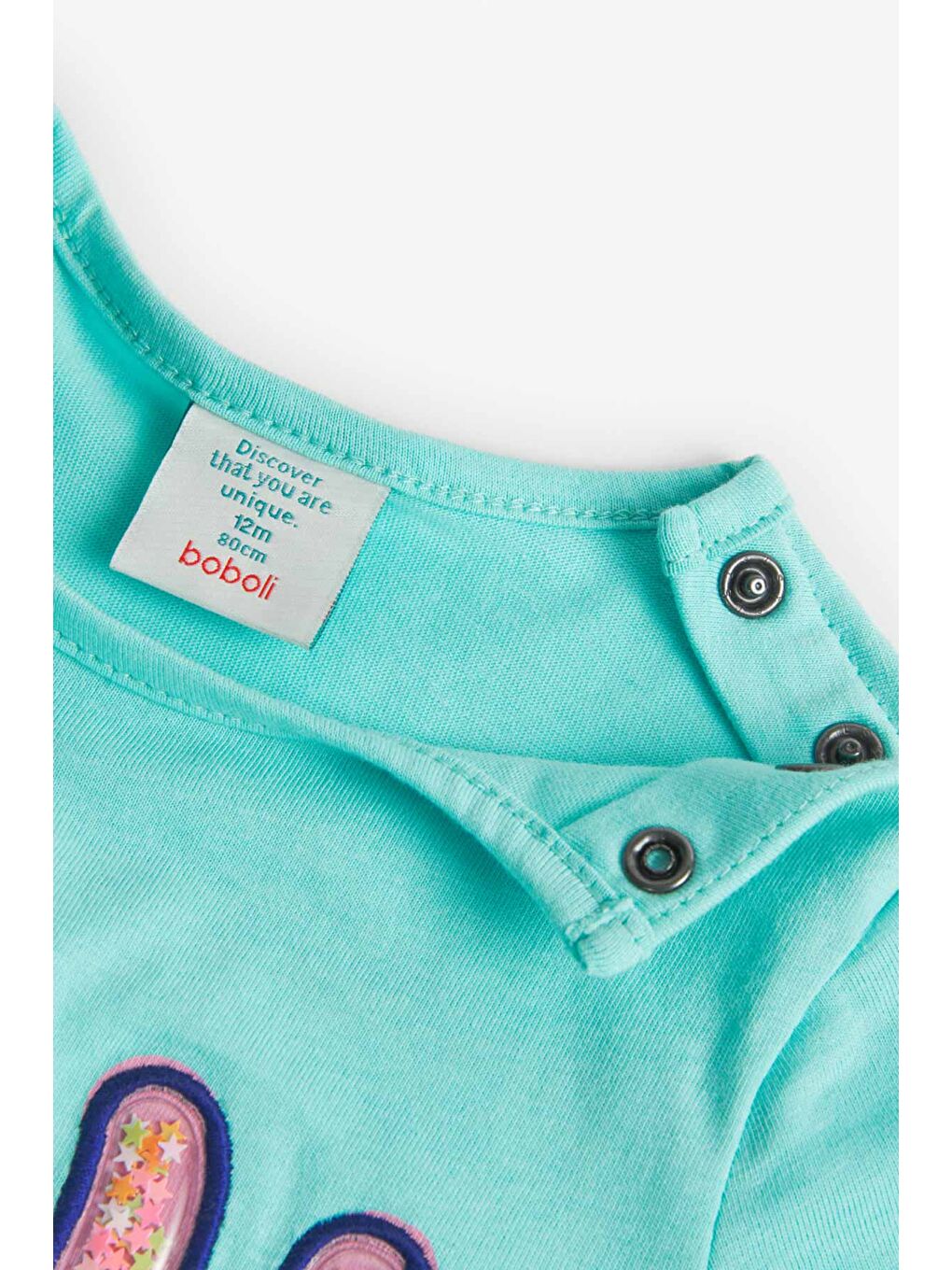 Mavi Kız Çocuk Tişört-2