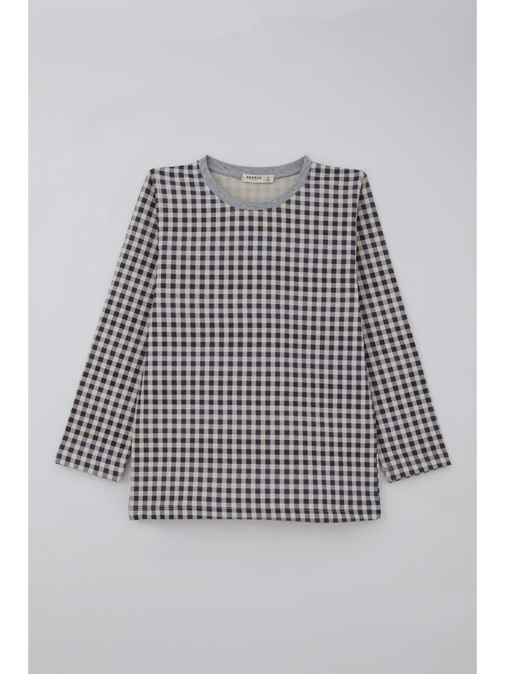 Erkek Çocuk Pijama Takımı Ekose Desenli Karışık Renk (4-8 Yaş)-1