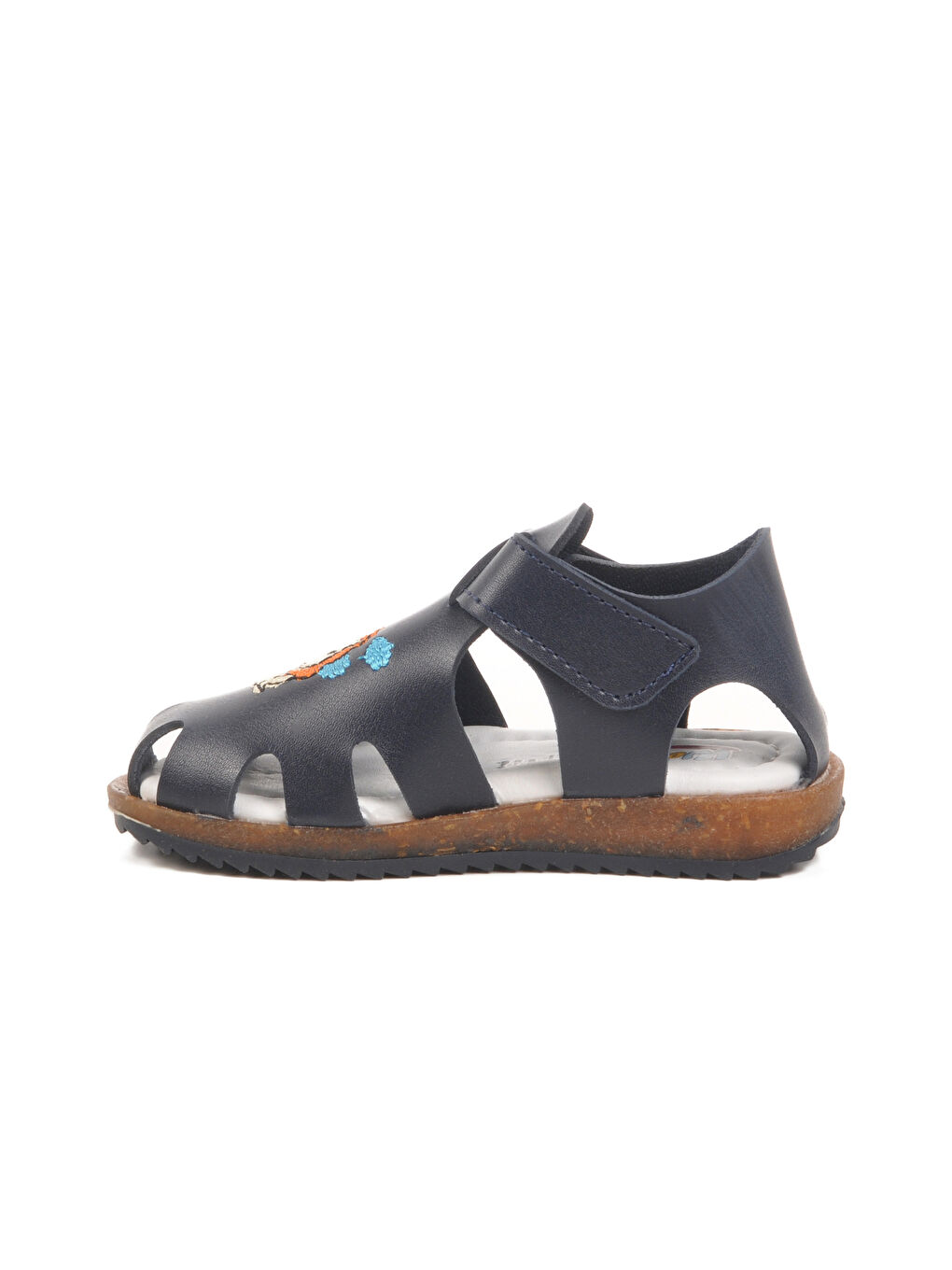Lacivert Cırtlı Hafif Unisex Çocuk Sandalet 17373 B-1