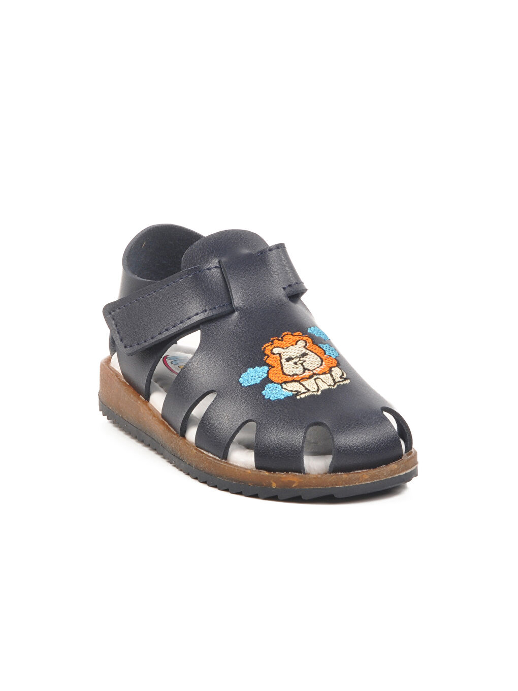 Lacivert Cırtlı Hafif Unisex Çocuk Sandalet 17373 B-2