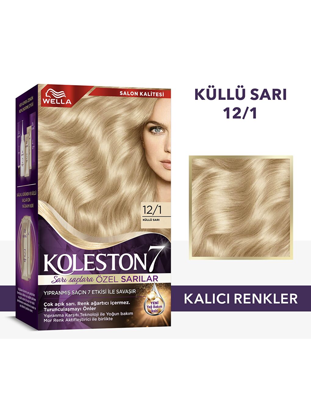 Wella Renksiz Koleston Supreme Kit 12/1 Küllü Sarı *18 - 1