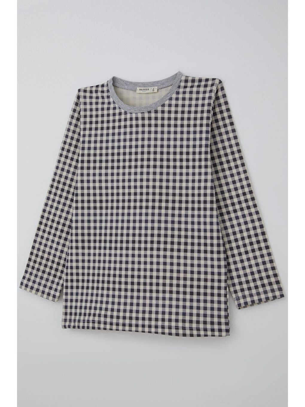 Erkek Çocuk Pijama Takımı Ekose Desenli Karışık Renk (4-8 Yaş)-5