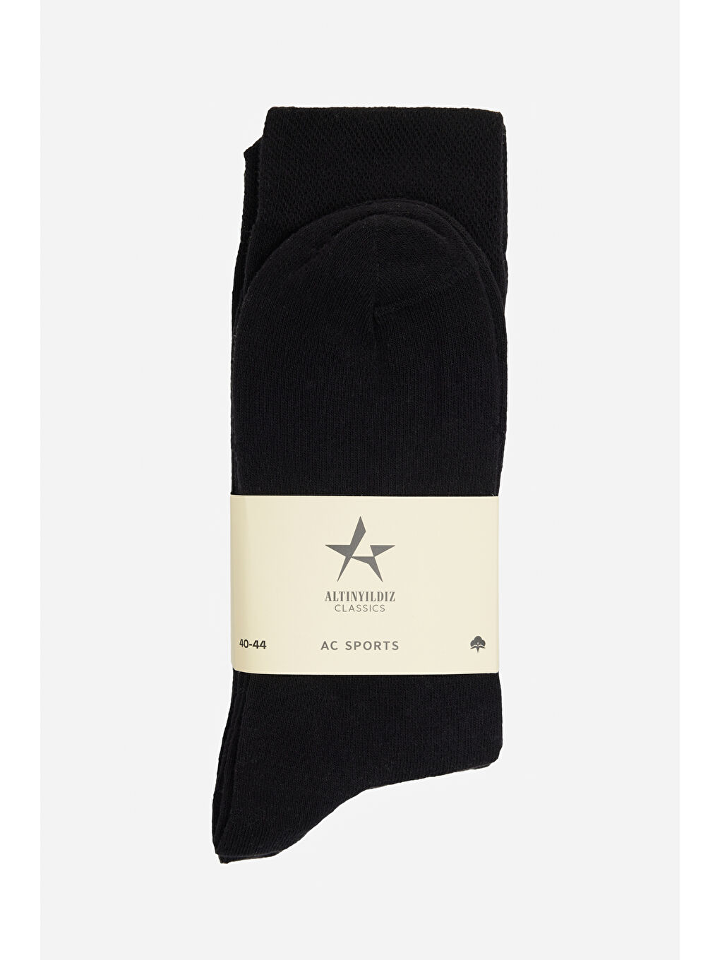 Erkek Siyah 5'li Paket Pamuklu Soket Çorap-1