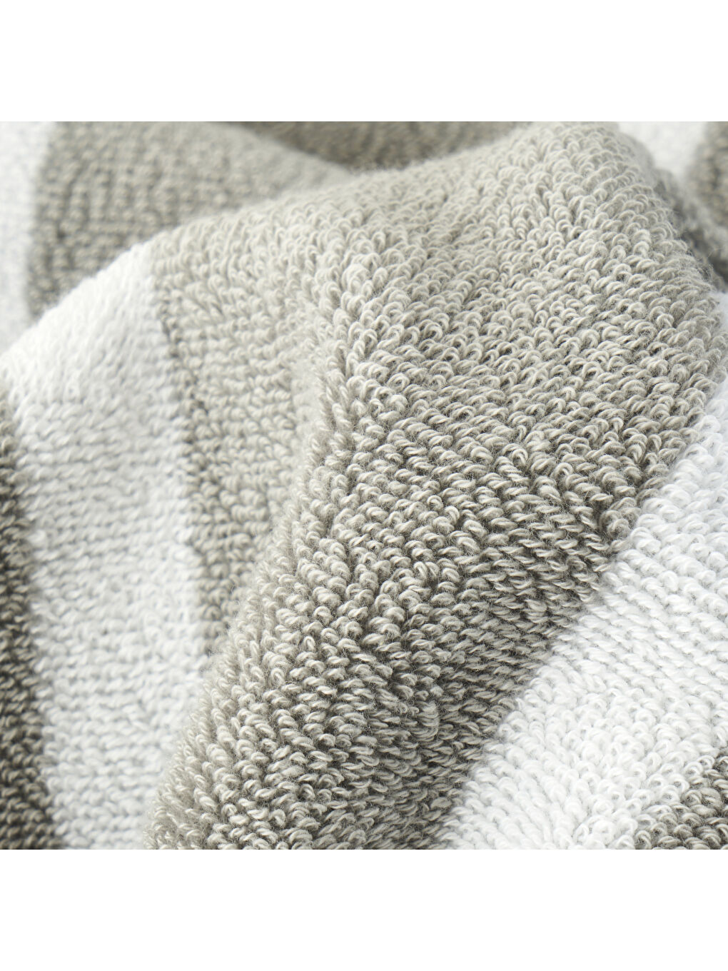 %100 Pamuk Ella Banyo Havlusu Gri (90x150 cm)-2