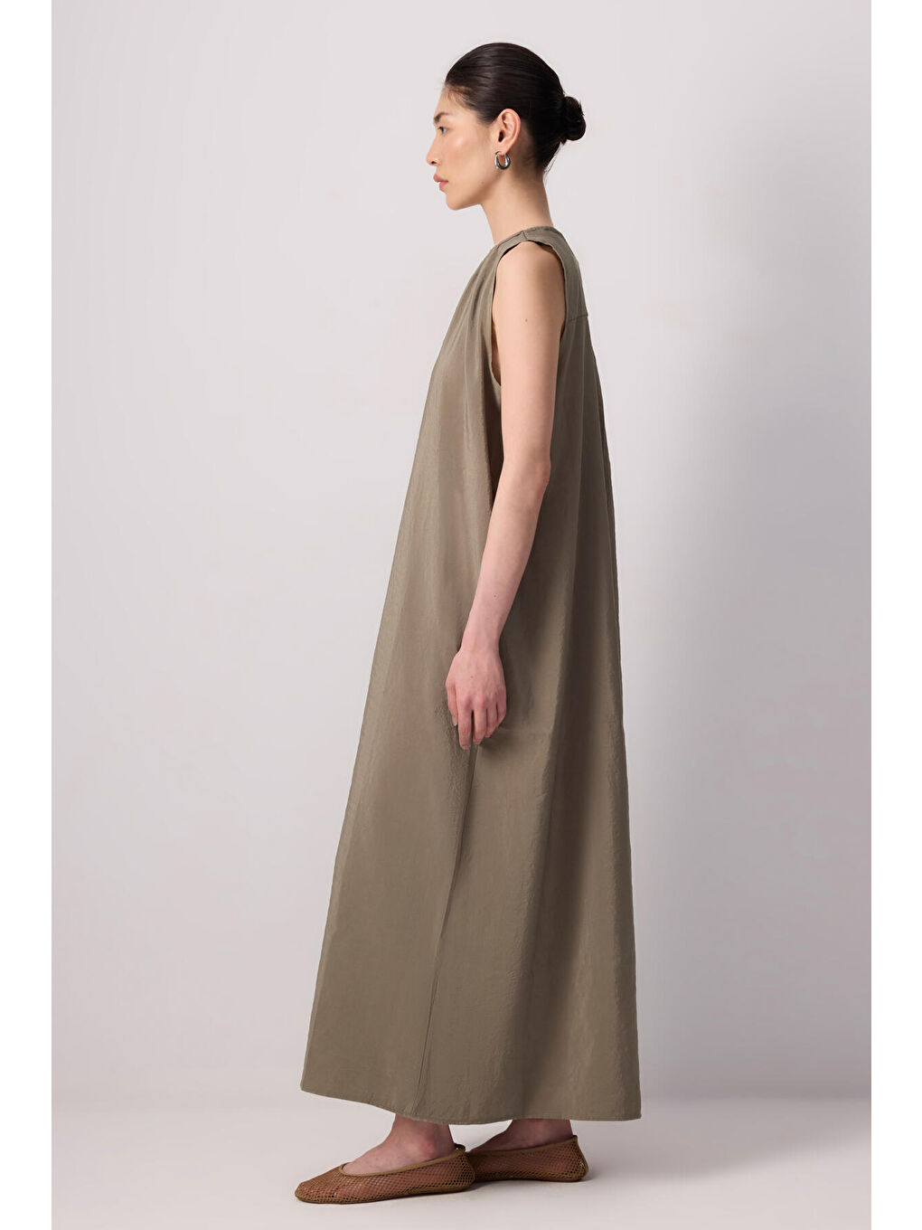 Haki Önü Fermuarlı Kupra Jile-2