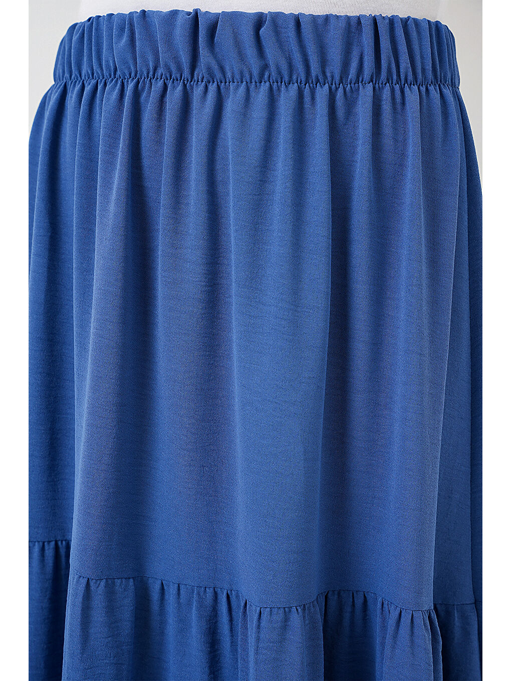 Kadın Ayrobin Uzun Etek 8048 - İndigo-5