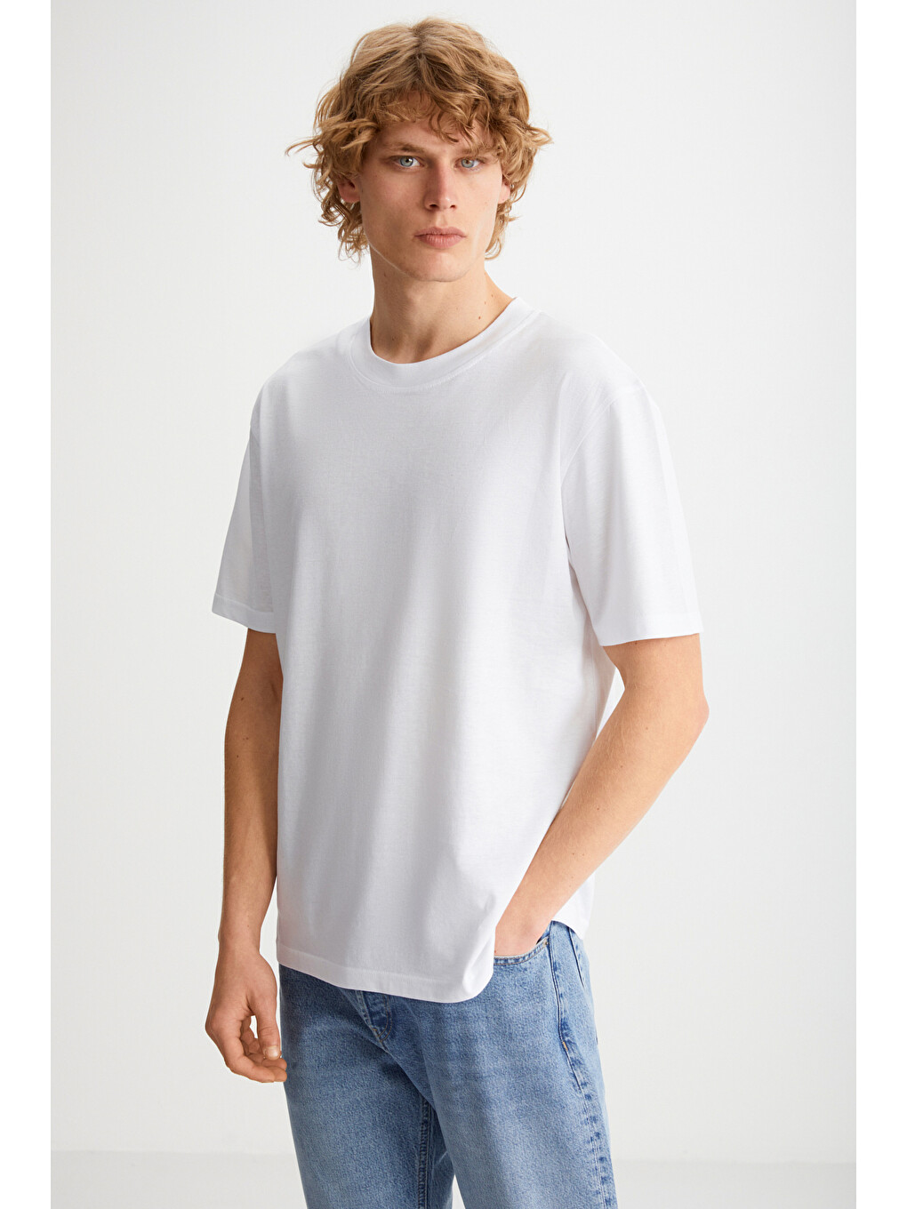 Alessandro Erkek 4'lü Organik Pamuk Regular Kalın Dokulu Bisiklet Yaka Pembe-gri T-shirt-4