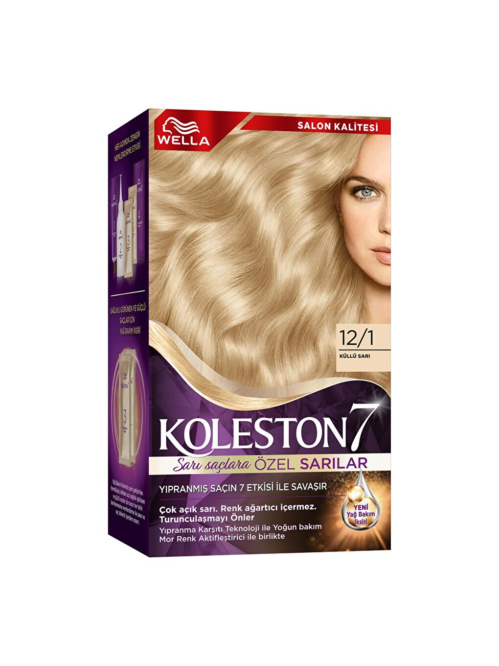 Wella Renksiz Koleston Supreme Kit 12/1 Küllü Sarı *18 - 2