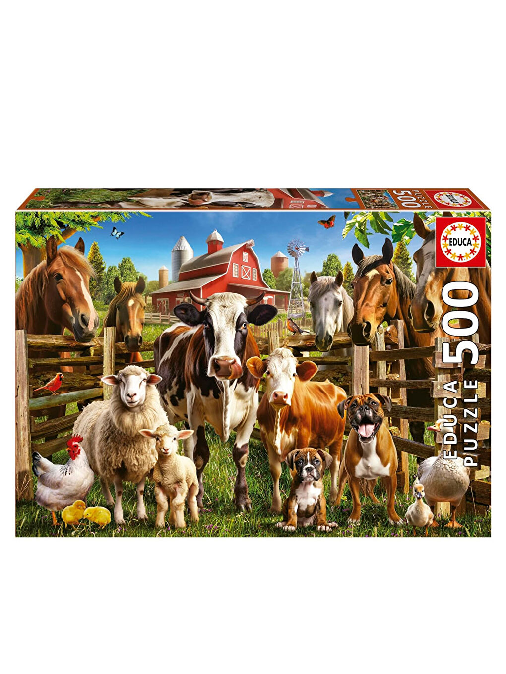 Puzzle 500 Parça Çiftlik Arkadaşları 19905