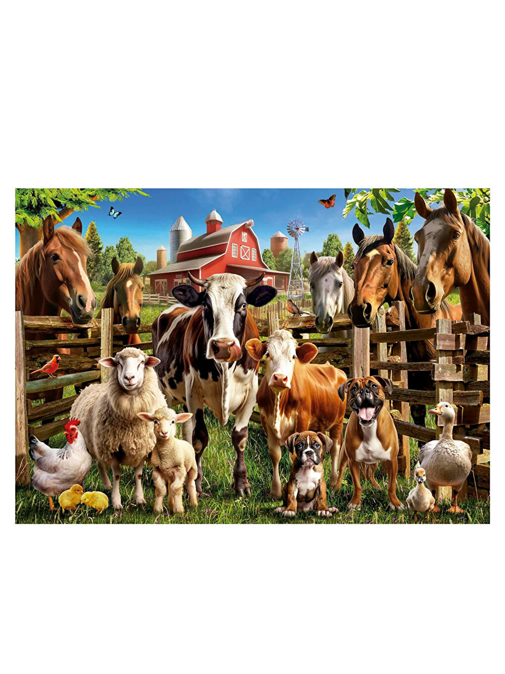 Puzzle 500 Parça Çiftlik Arkadaşları 19905-1