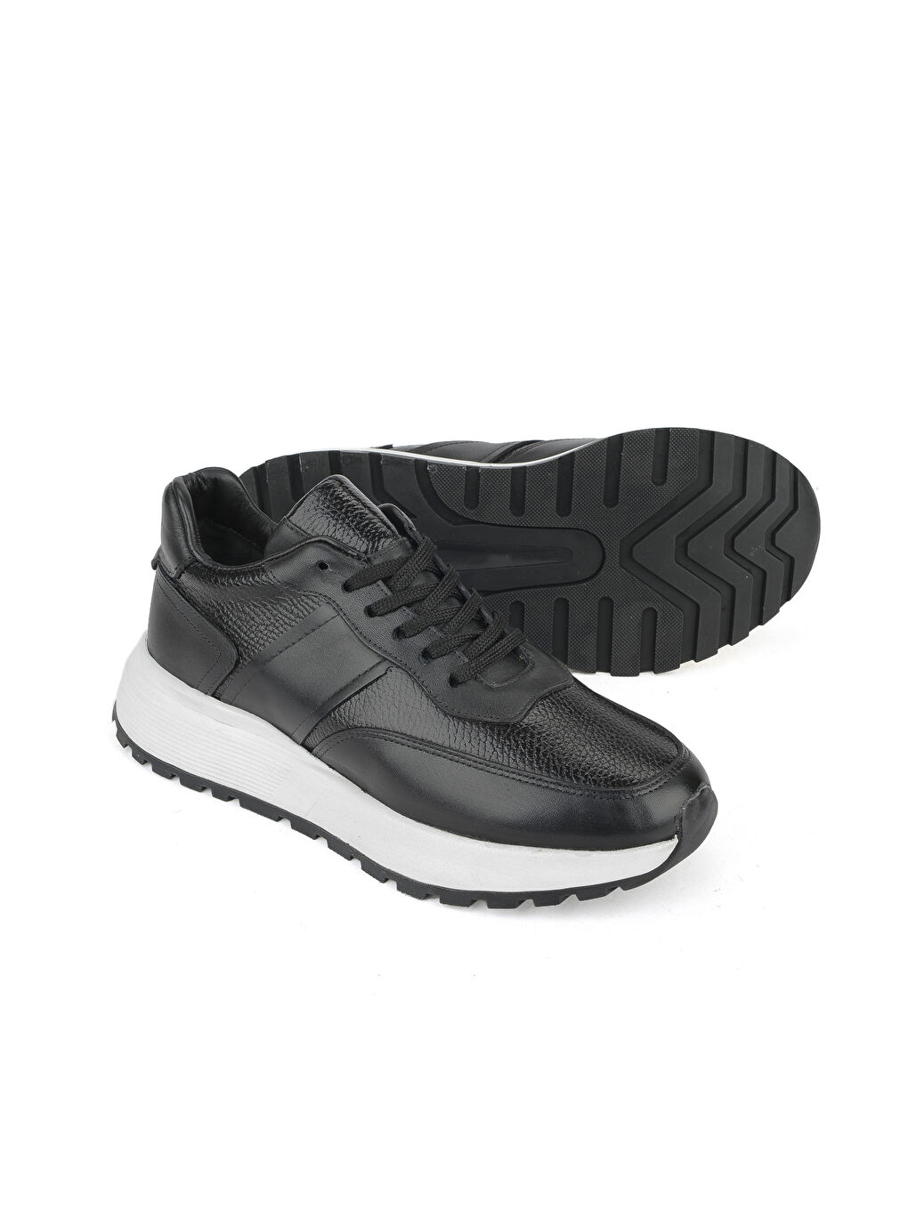 Erkek Hakiki Deri Ayakkabı 1531023Z1001 Siyah-3