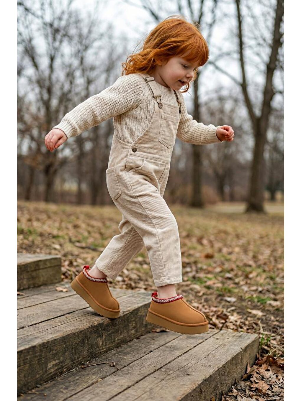 Kahverengi Snie S. Günlük Çocuk Günlük Ayakkabı Bot 2025-2