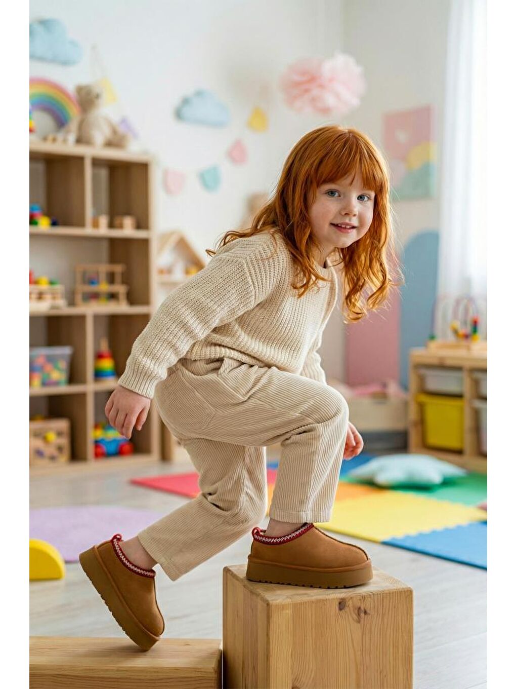 Kahverengi Snie S. Günlük Çocuk Günlük Ayakkabı Bot 2025-3