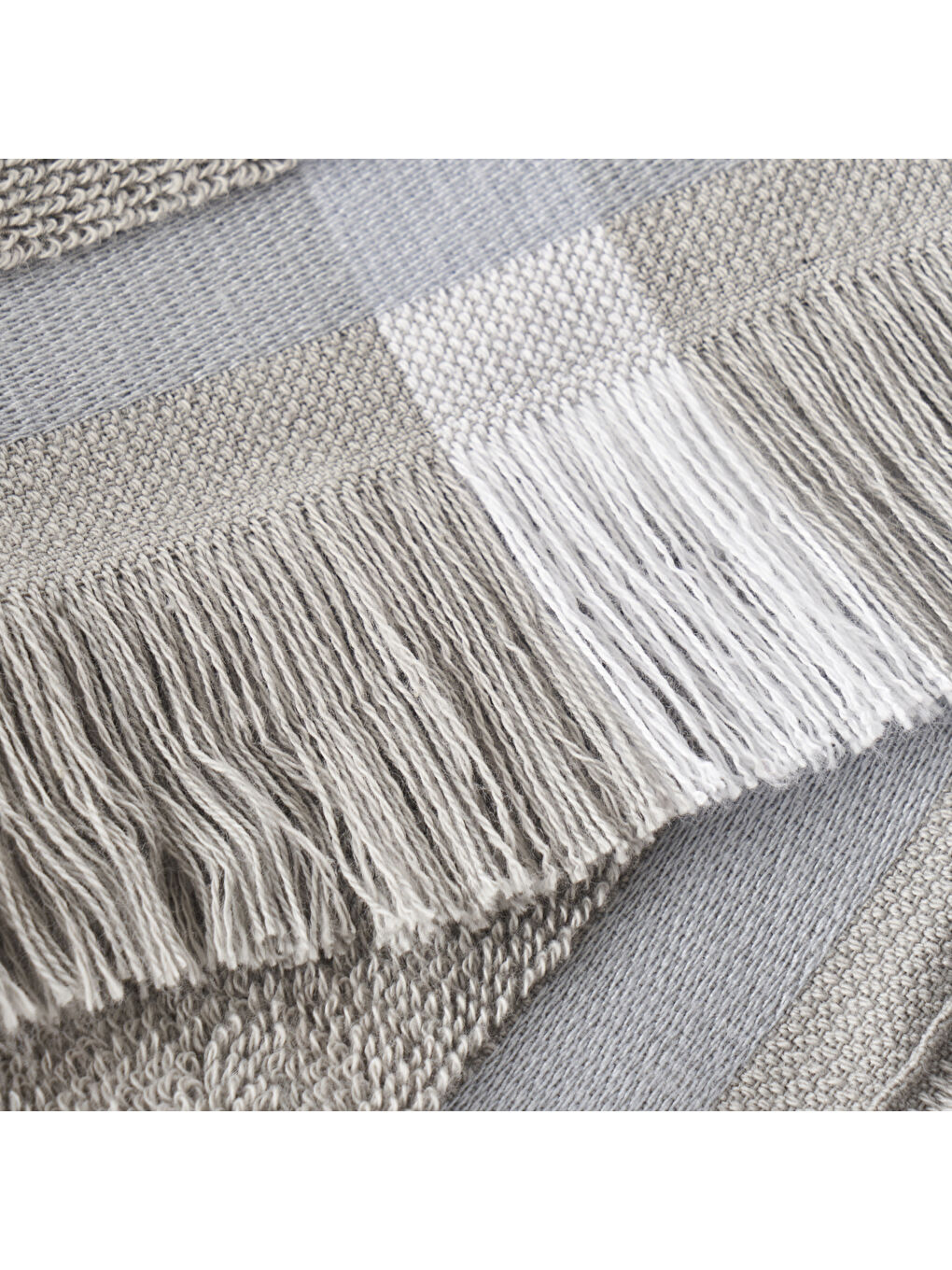 %100 Pamuk Ella El Havlusu Gri (30x50 cm)-1